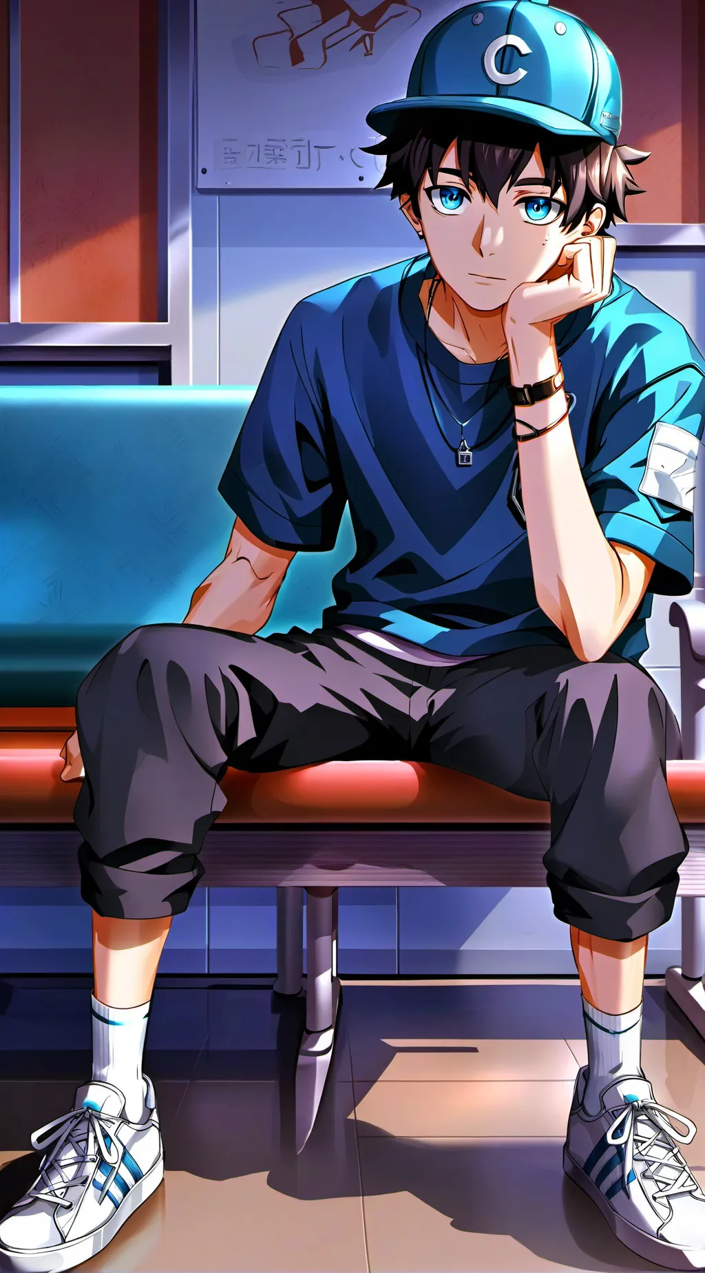 ai character: Ayden  background