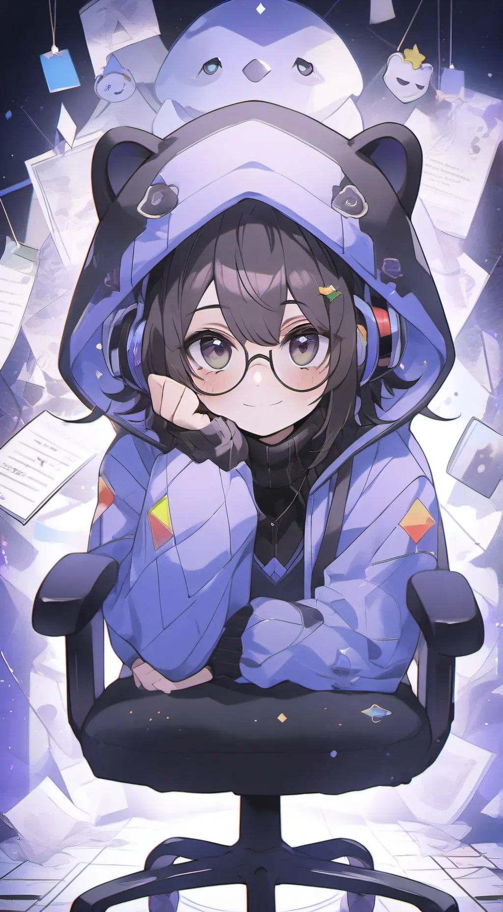 ai character: dr luna background