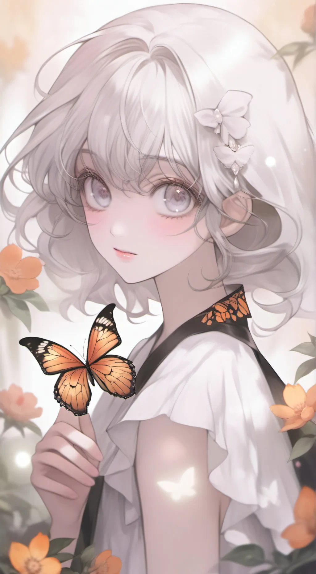 ai character: Mariposa Espíritu background