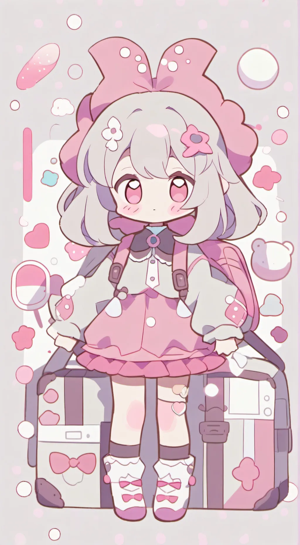 ai character: 🎀🫧bubblebox💜💠- background