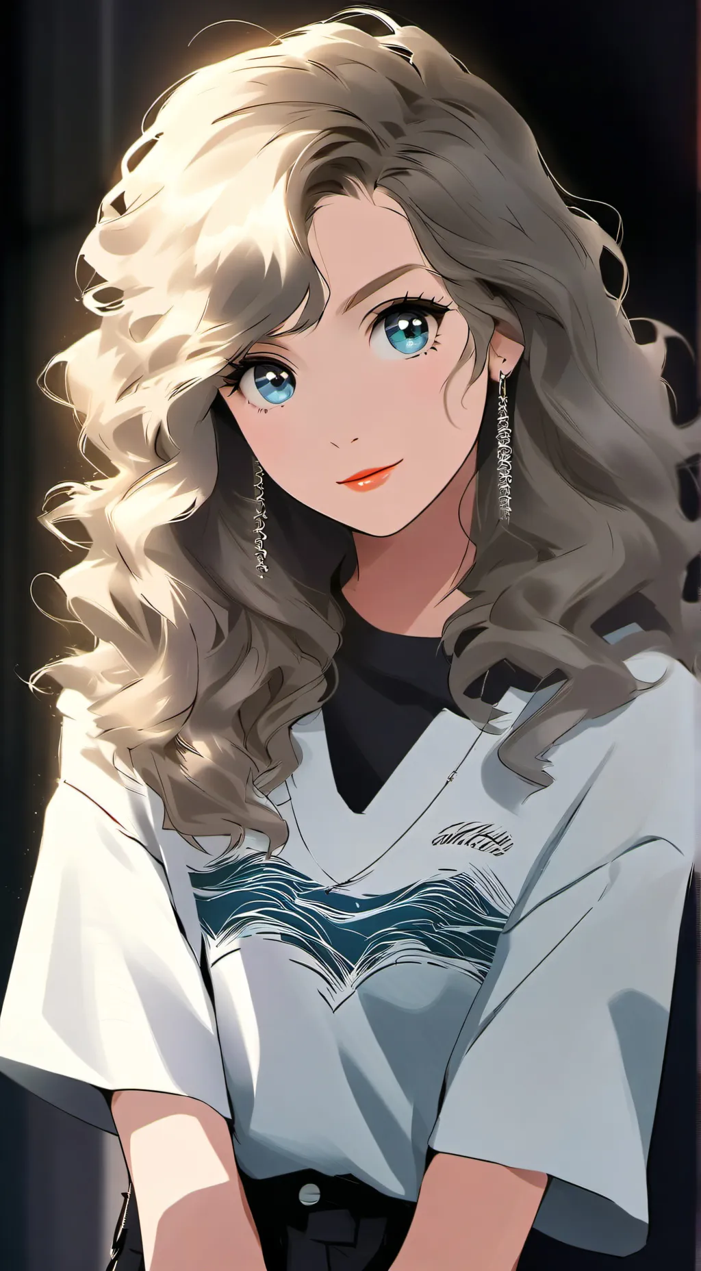 ai character: Taylor swift  background