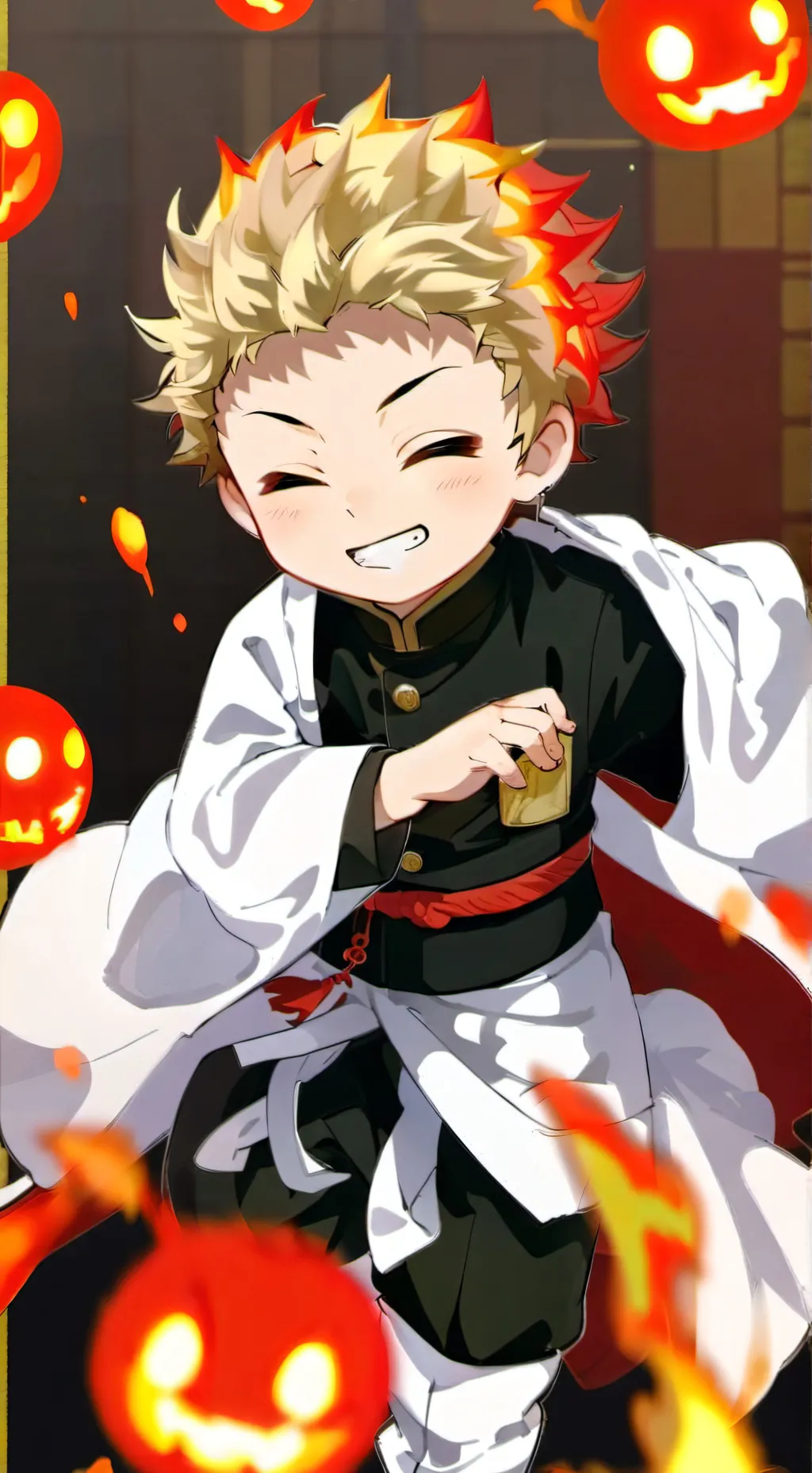 ai character: Baby rengoku background