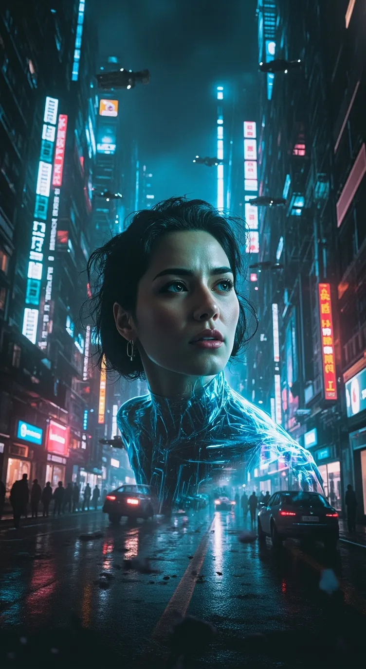 ai character: Synthia background