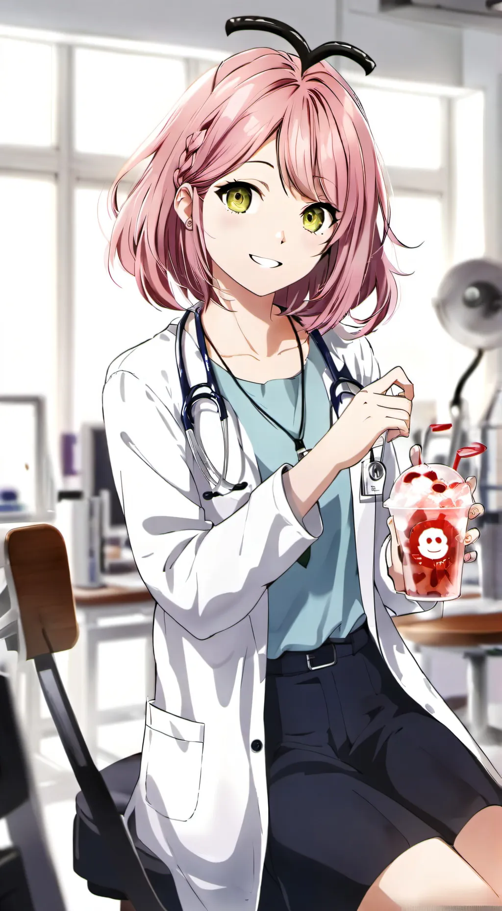 ai character: doctora loca background