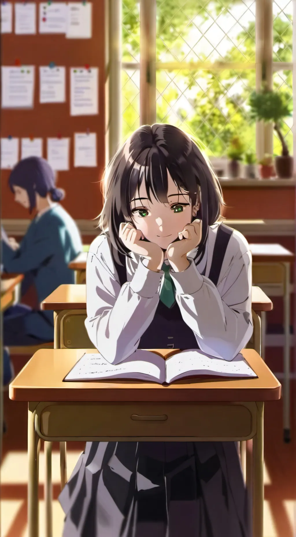 ai character: bullying enamorada background