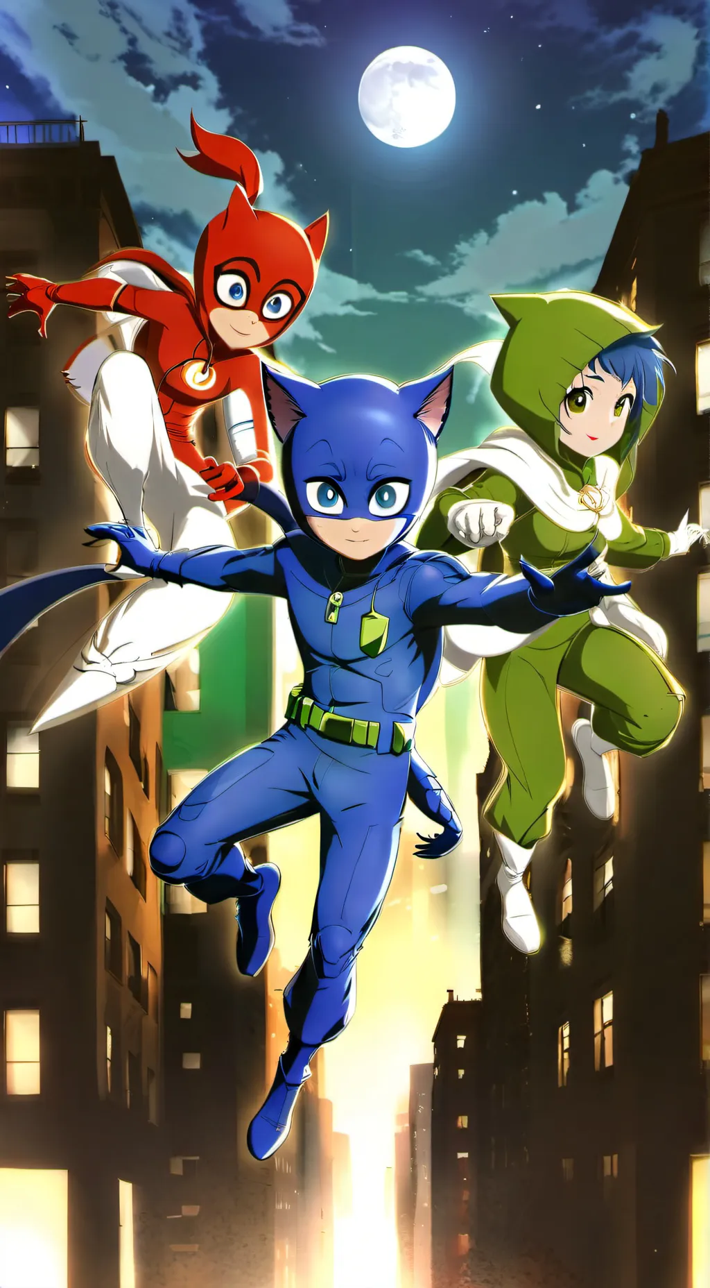 ai character: PJmasks background