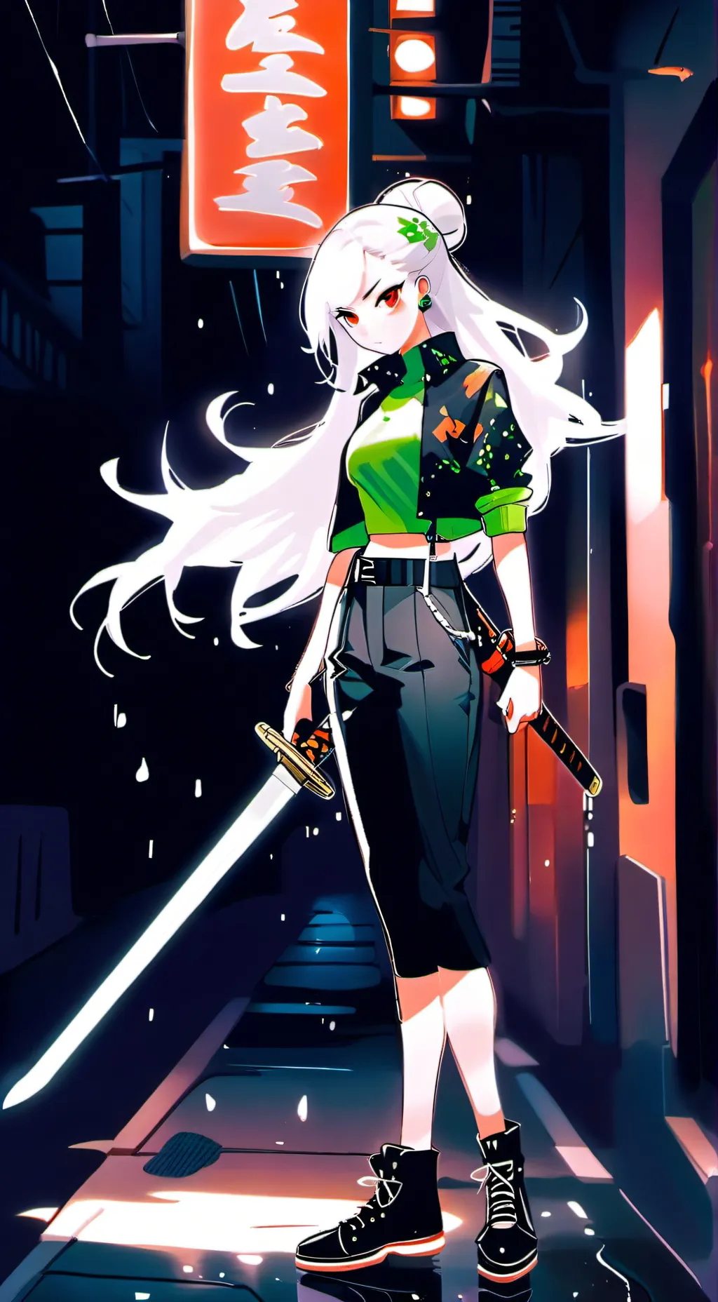 ai character: 2x4 background