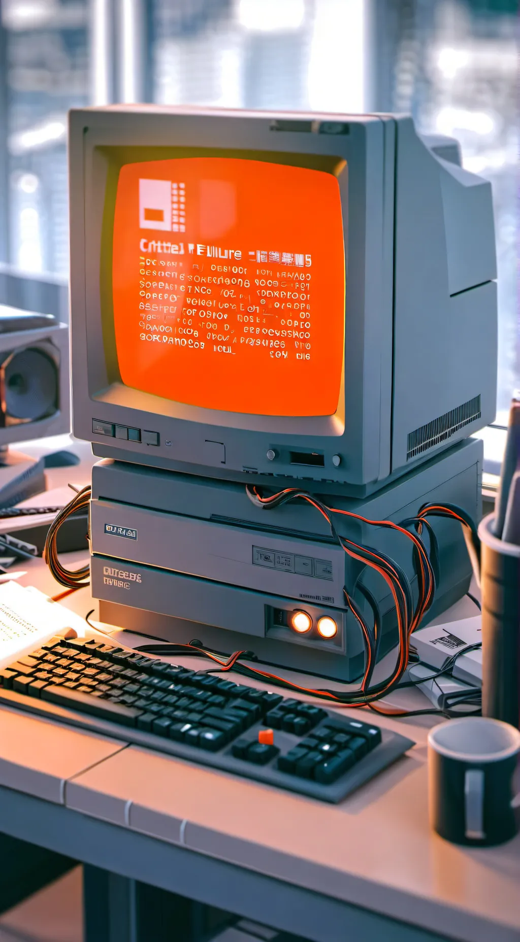 ai character: Error background