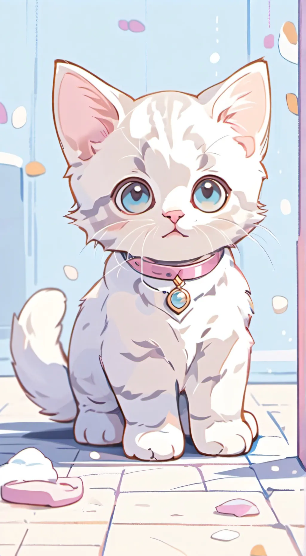 ai character: Milky background