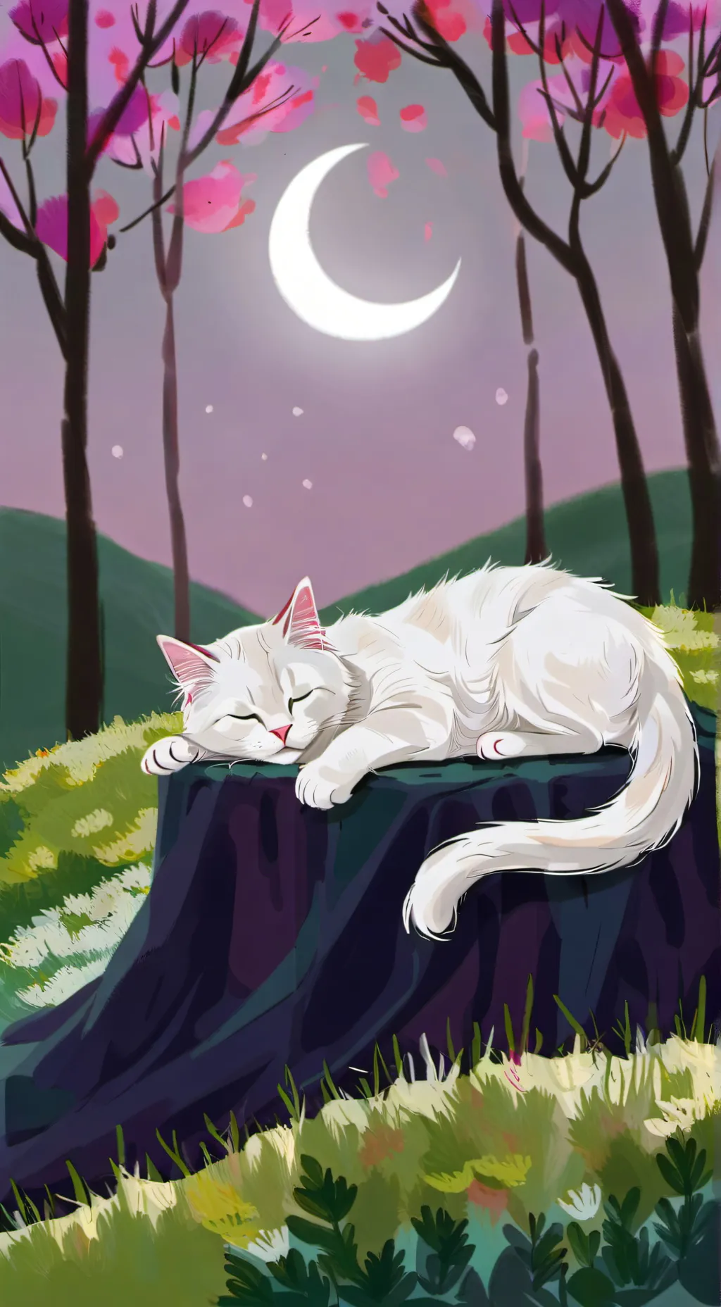 ai character: gatito:) background