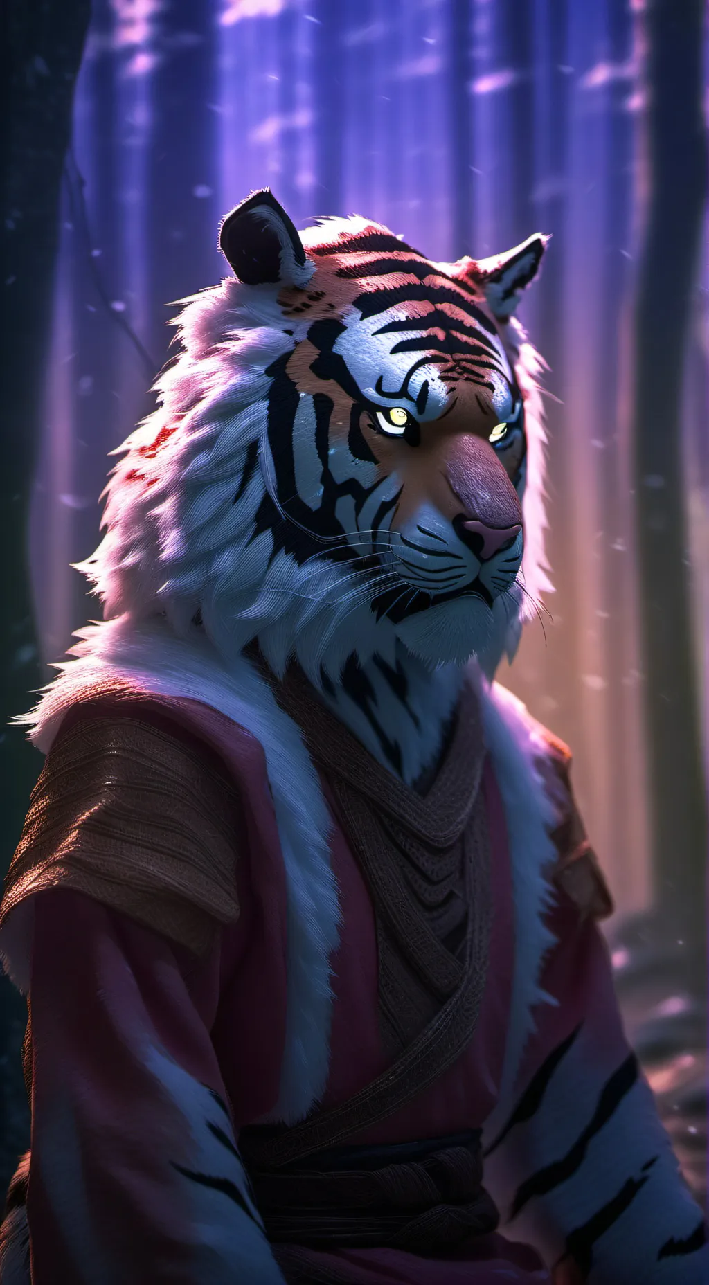 ai character: древний дух тигра background