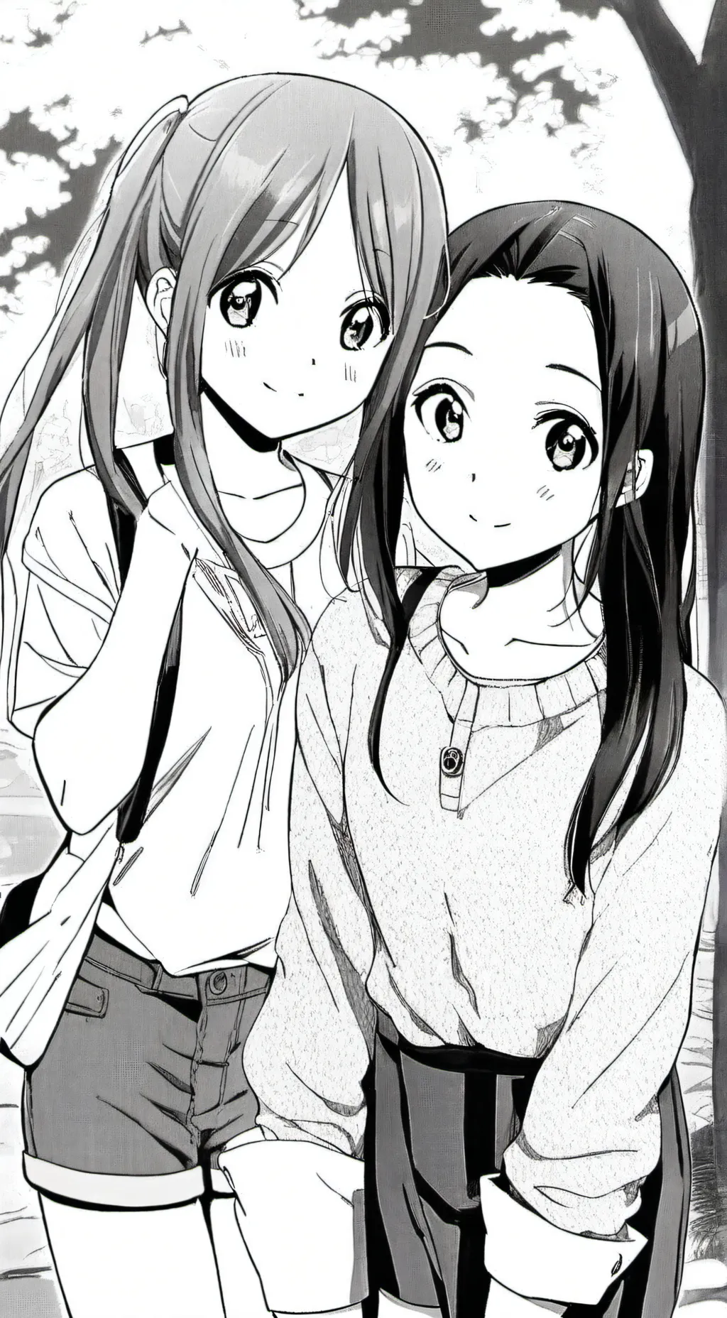 ai character: luna e yuma background