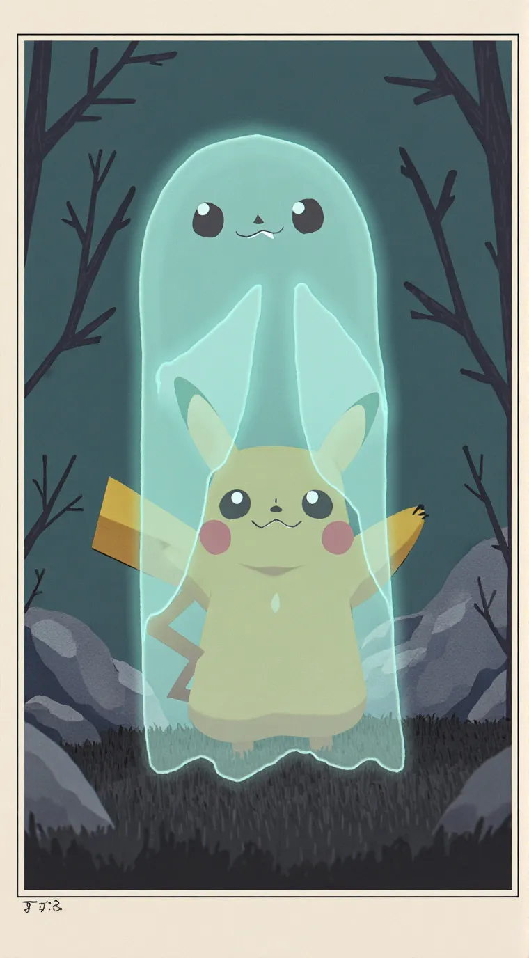 ai character: Freaky firey background