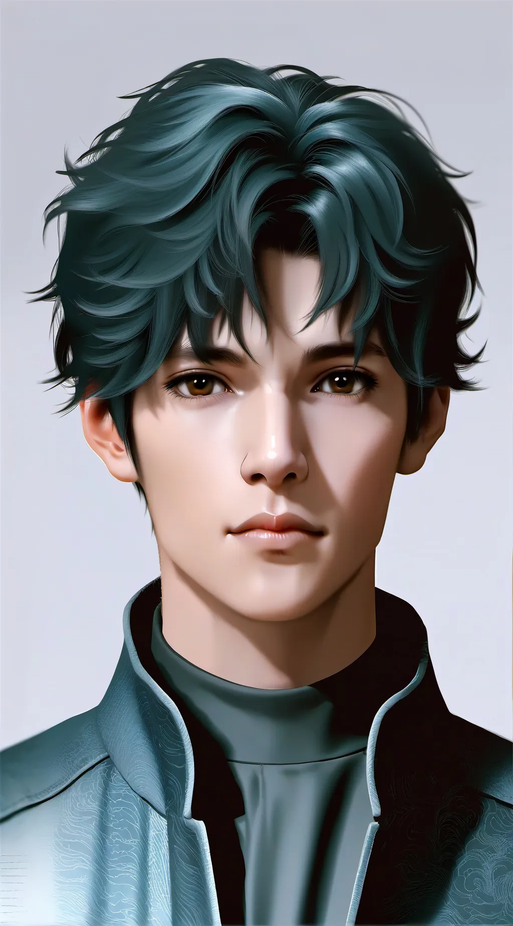 ai character: Pig man Alkina background