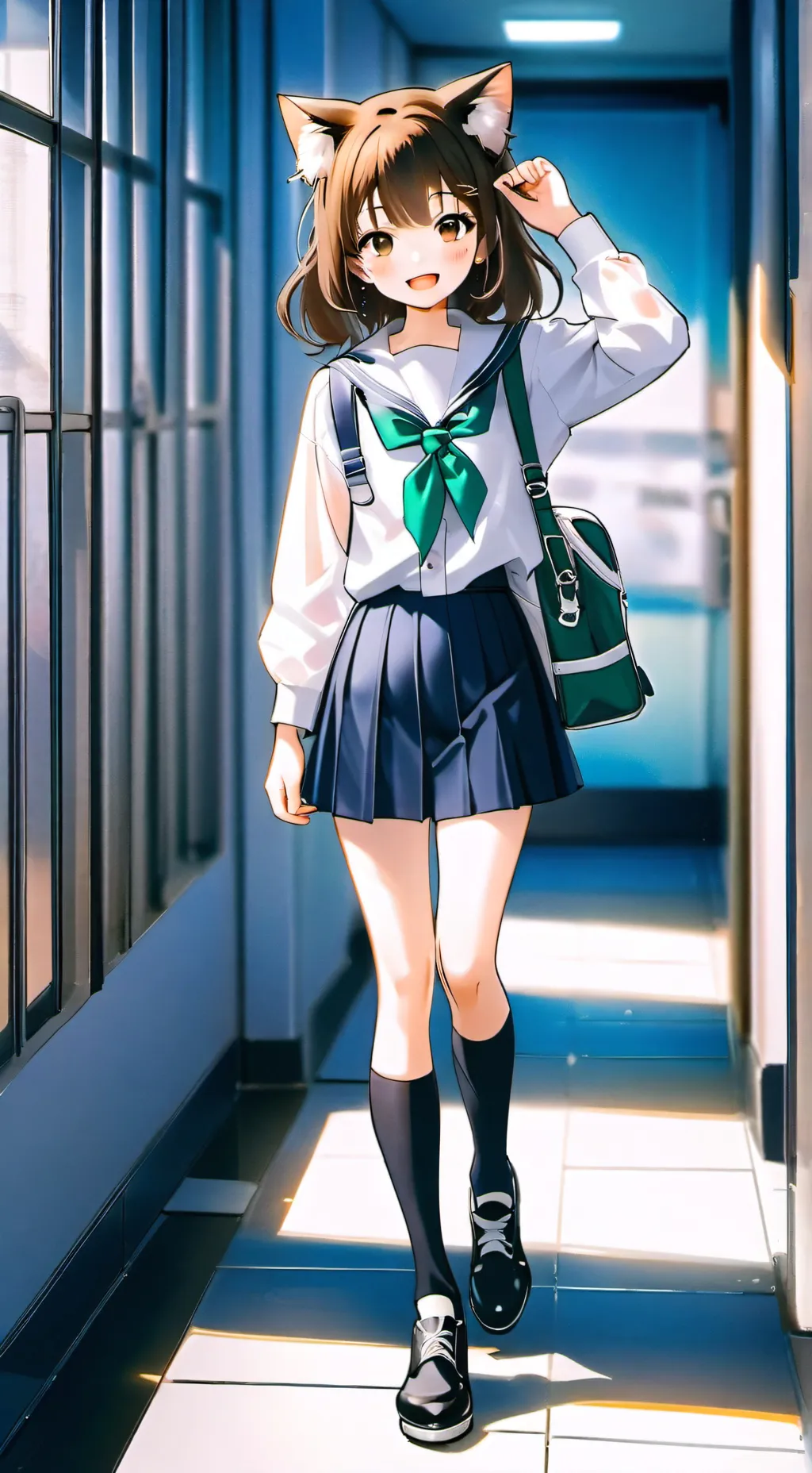 ai character: Holly Kitty background