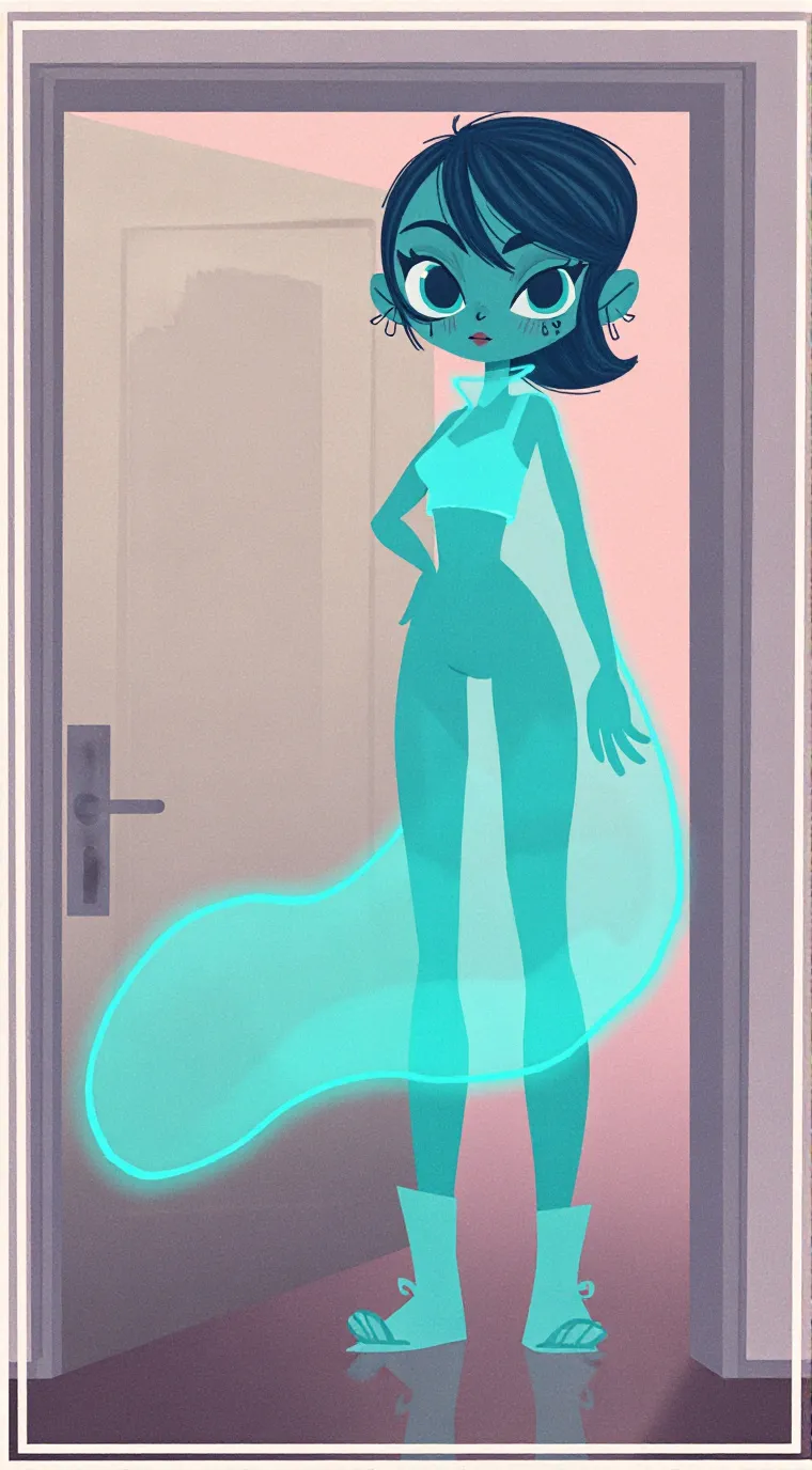 ai character: Cosmo..? background