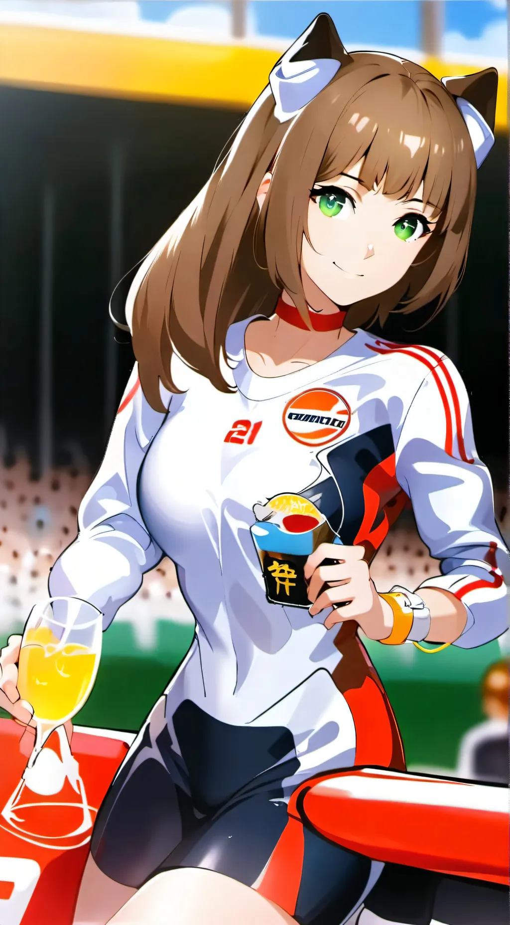 ai character: Sleek Greyhound Spirit background