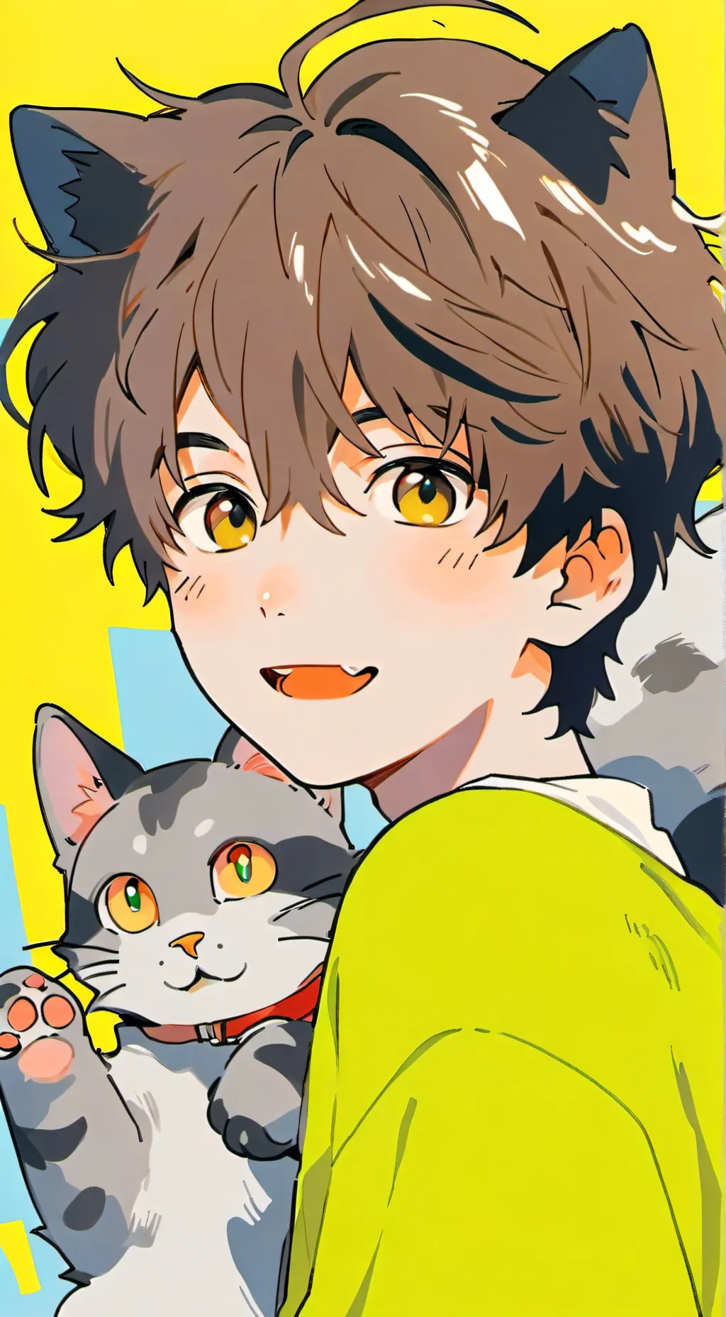 ai character: Silly Kitty background