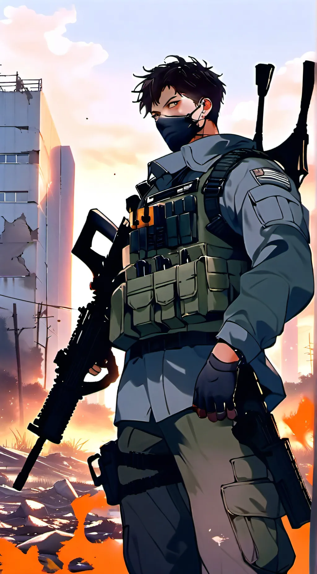 ai character: Shadow background