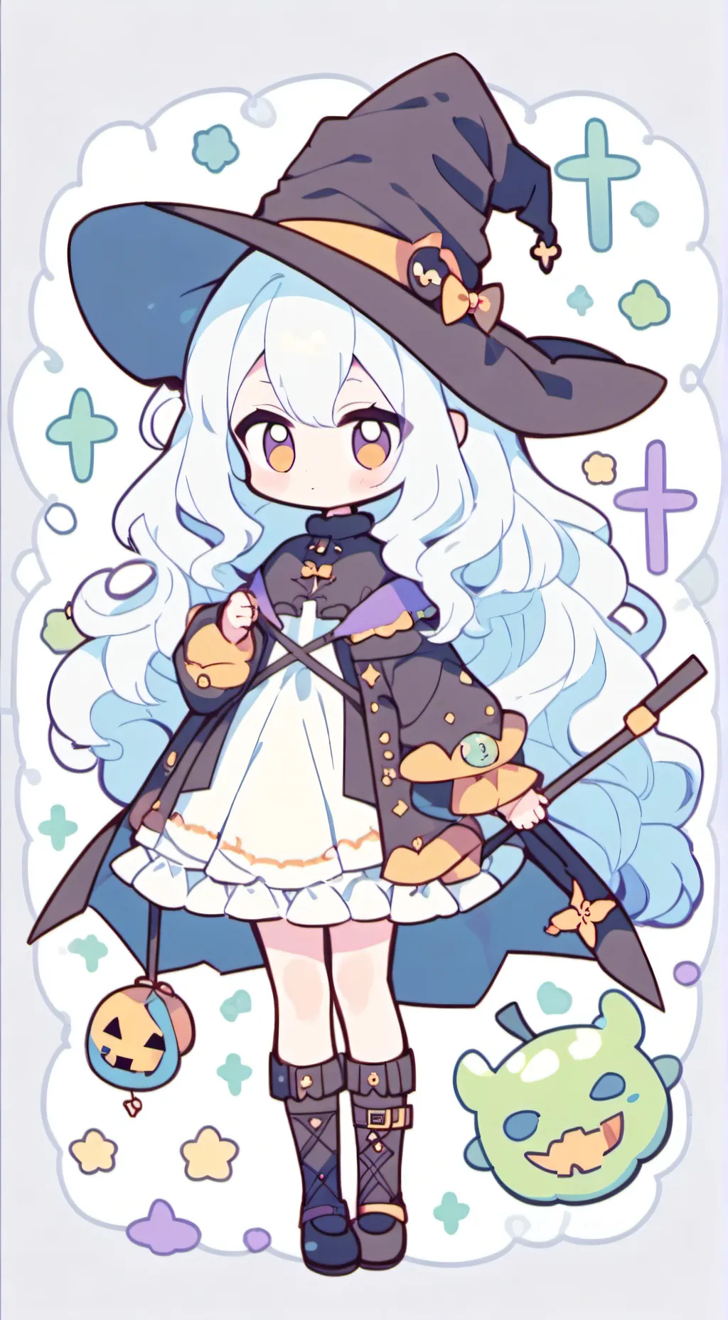 ai character: 🎃👻🎀Ella🎀👻🎃 background