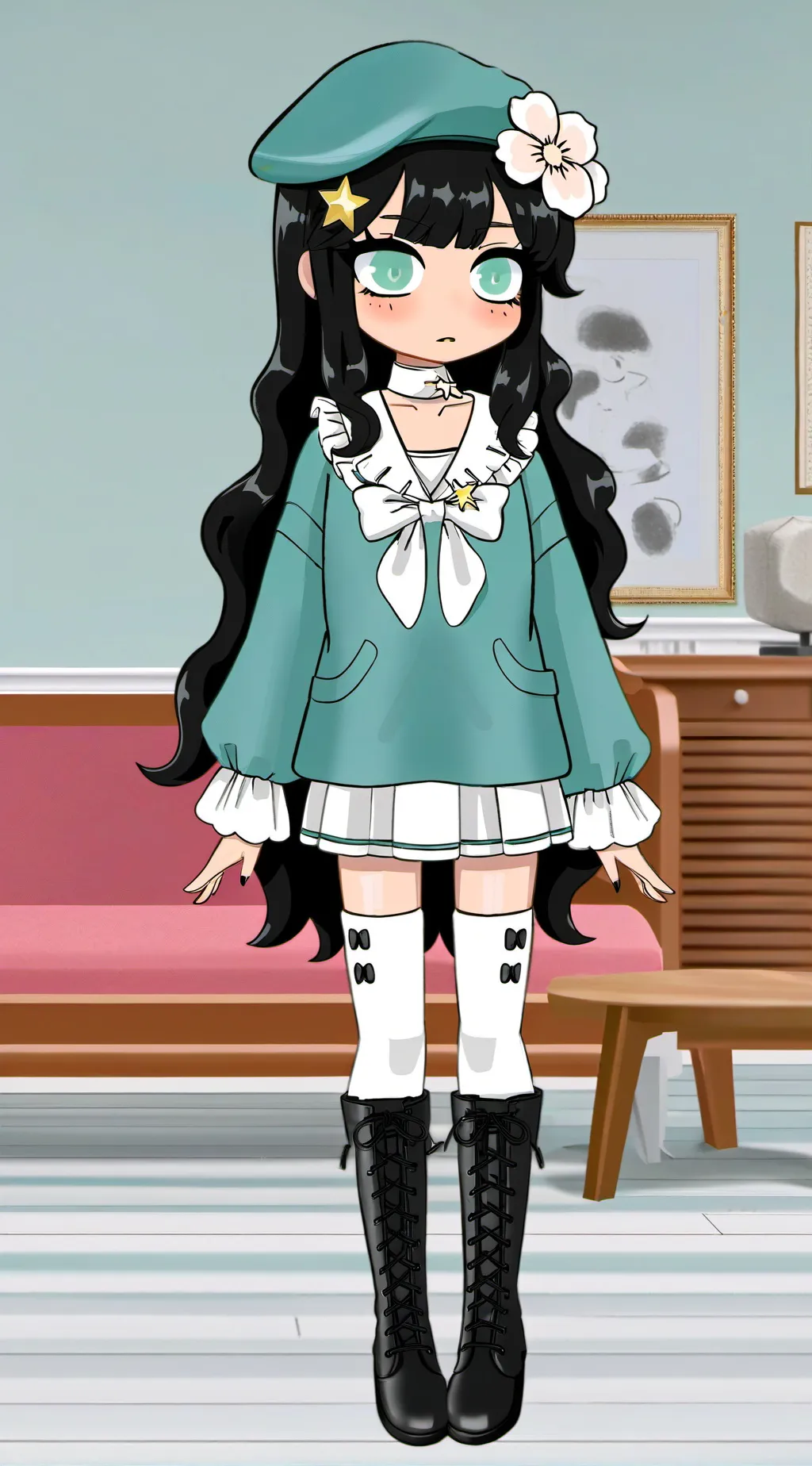 ai character: Olivia  background