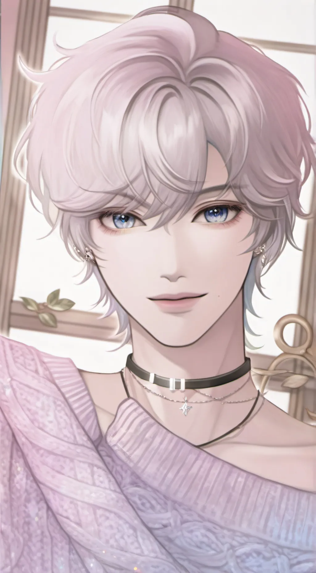 ai character: femboy/ asher background