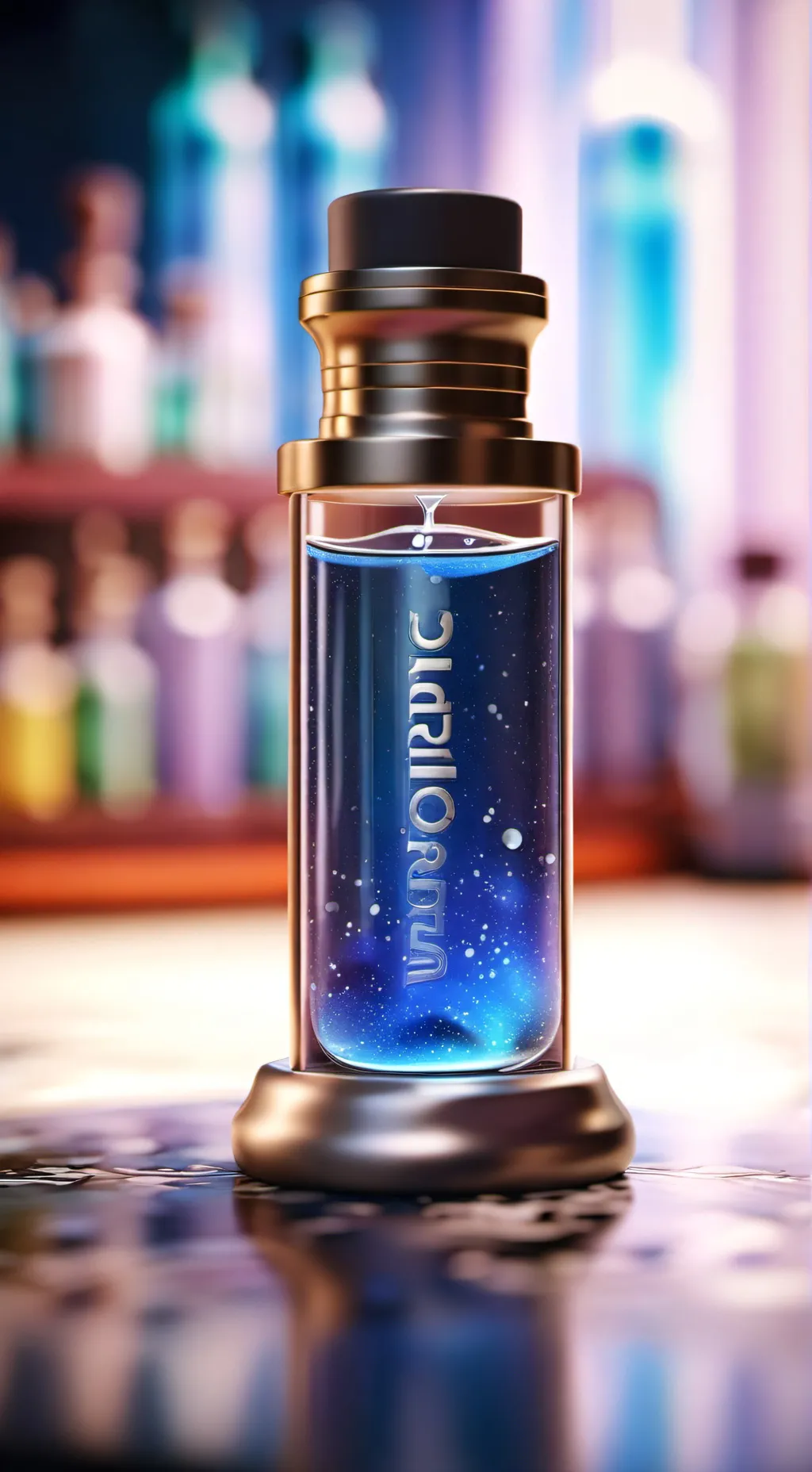 ai character: serum background