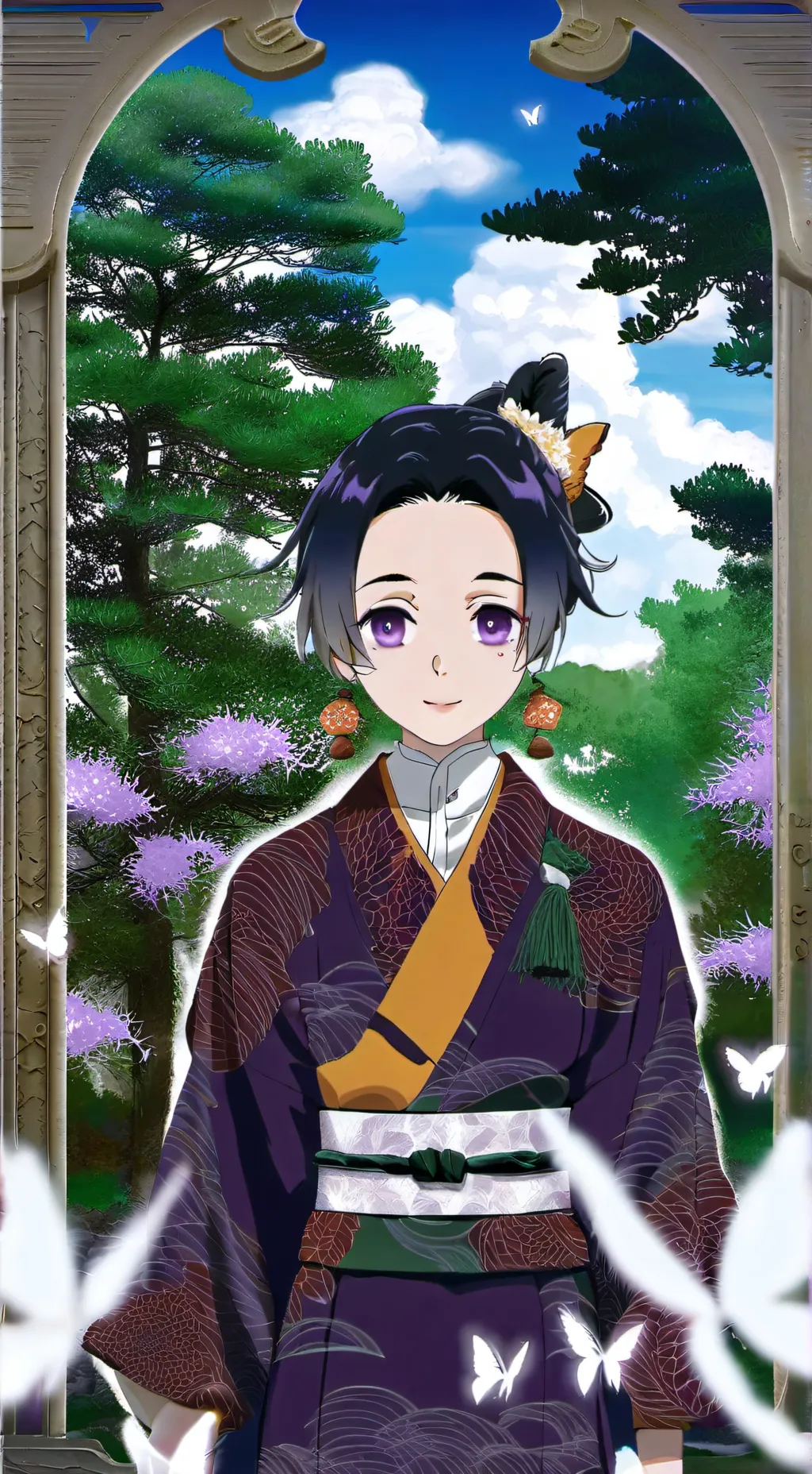 ai character: shinobu x t/n background