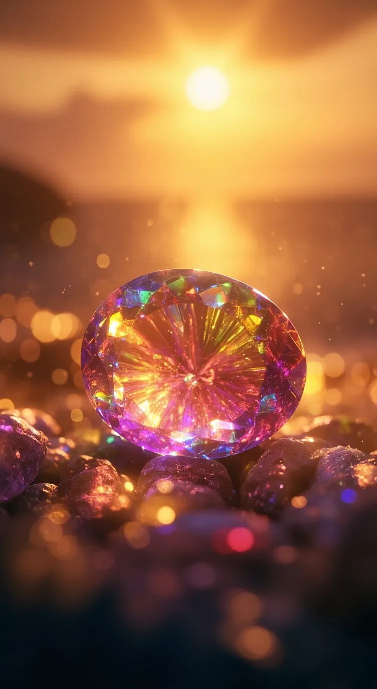 ai character: Rainbow Quarts S.U background