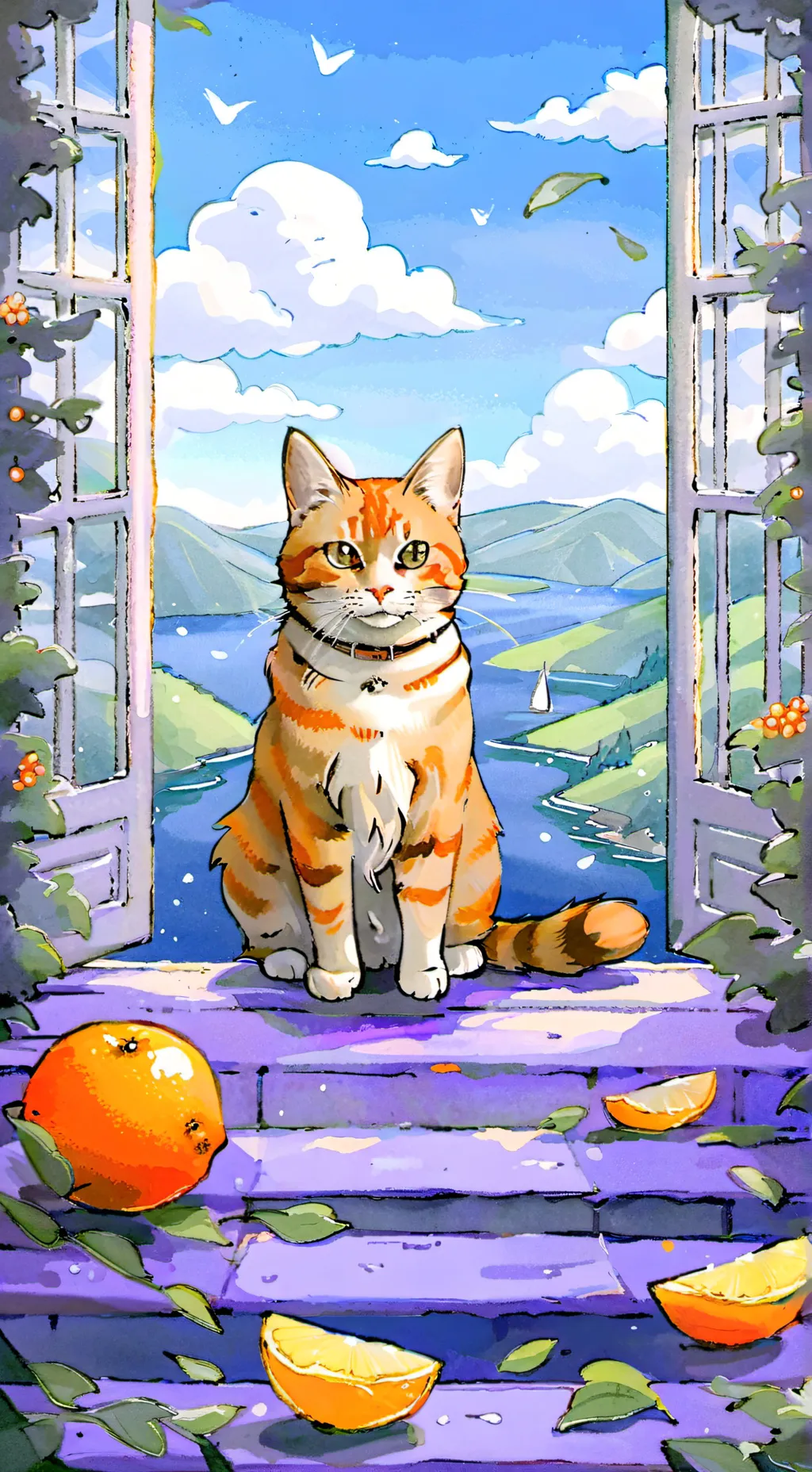 ai character: The Cat prince background