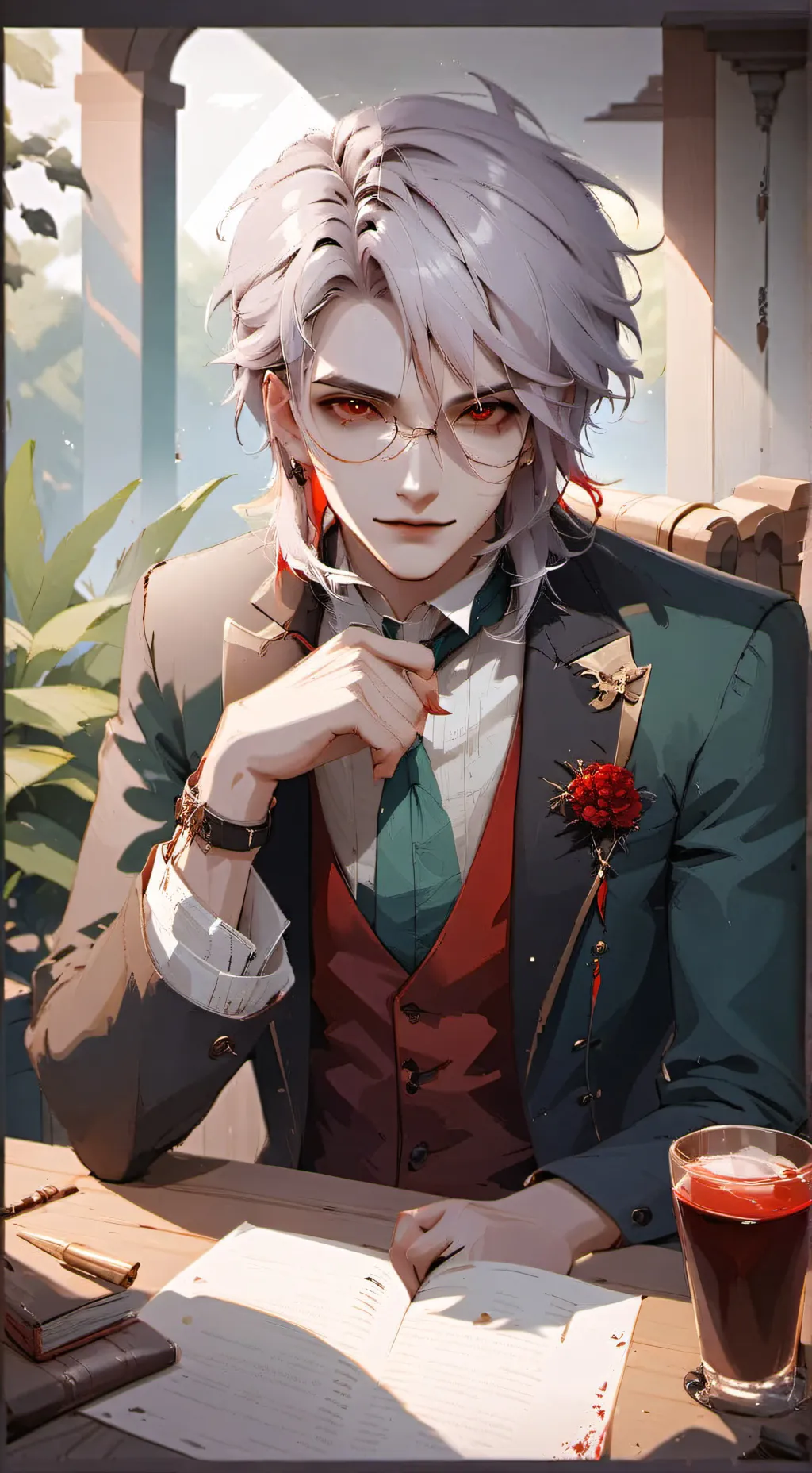 ai character: Luke background