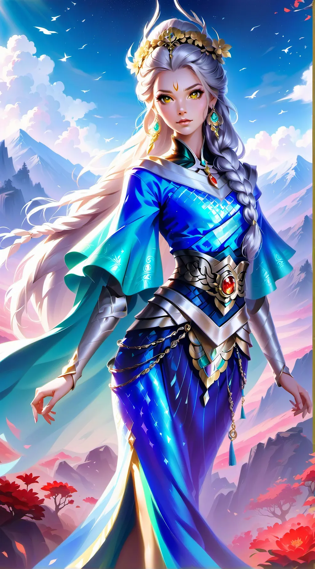 ai character: Shere background