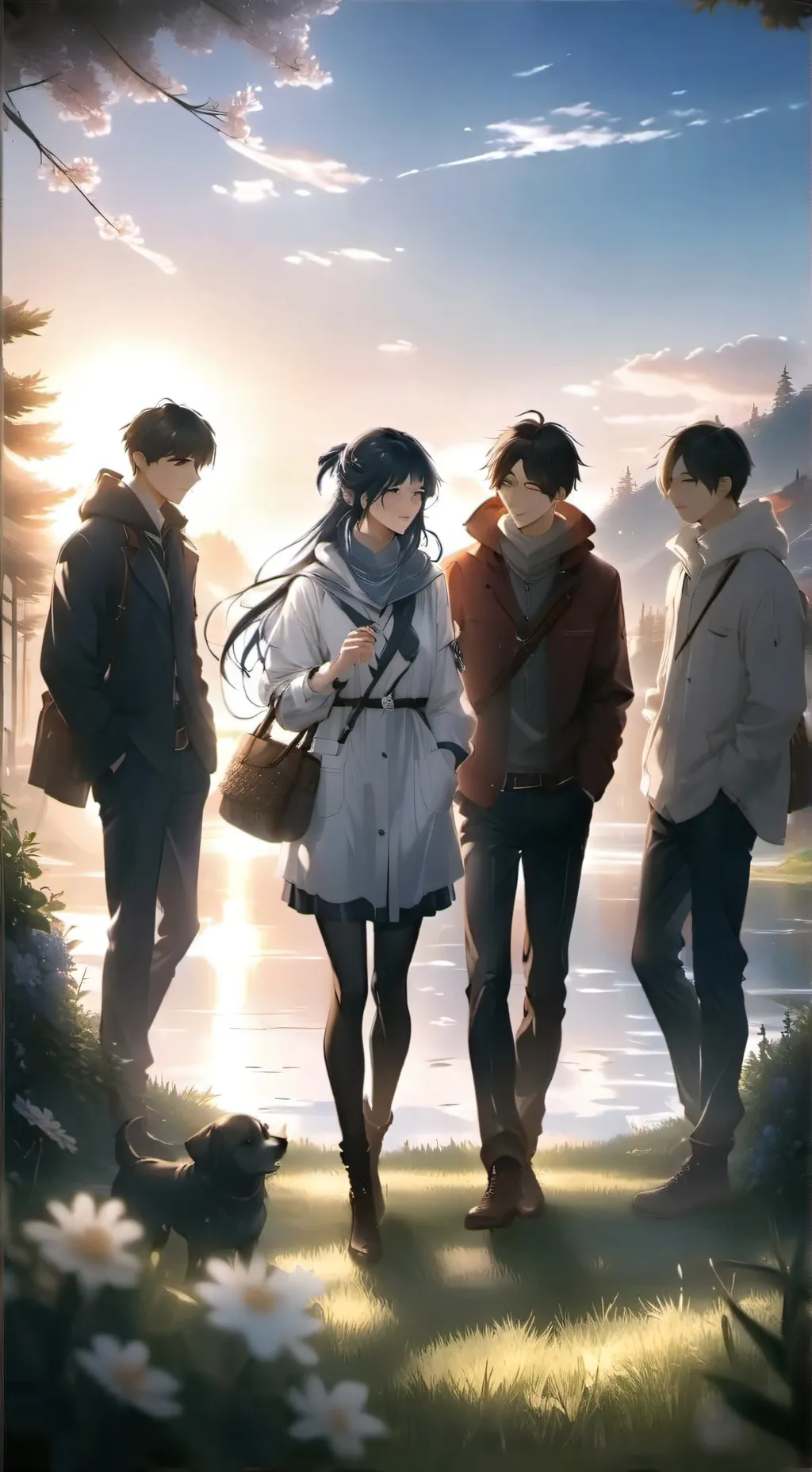 ai character: ⟡ 𝐇𝐀𝐑𝐔 ⟡ background