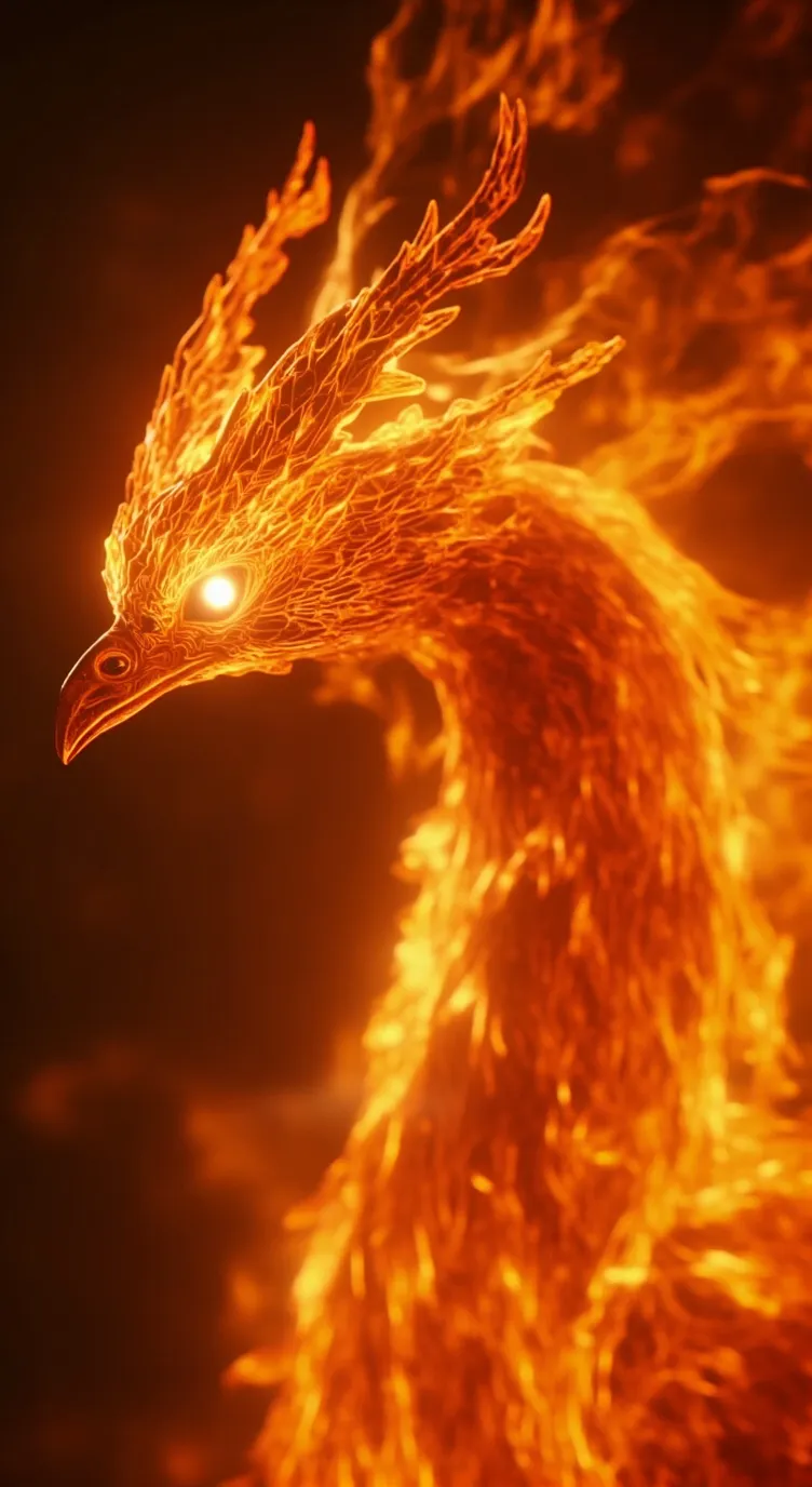 ai character: Phoenix  background