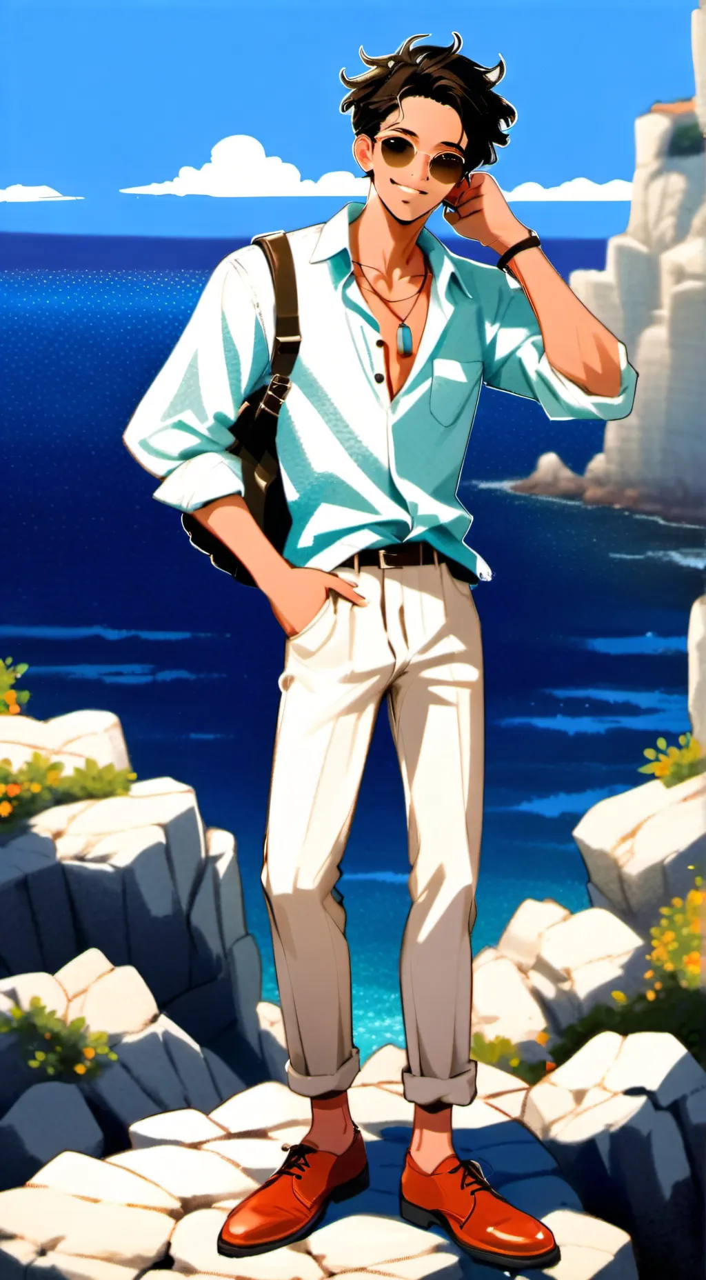 ai character: noah background