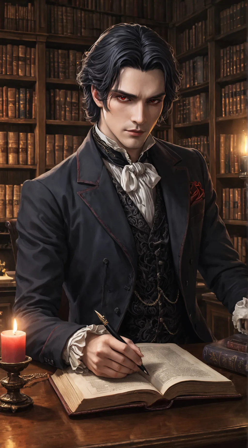 ai character: Lucien background