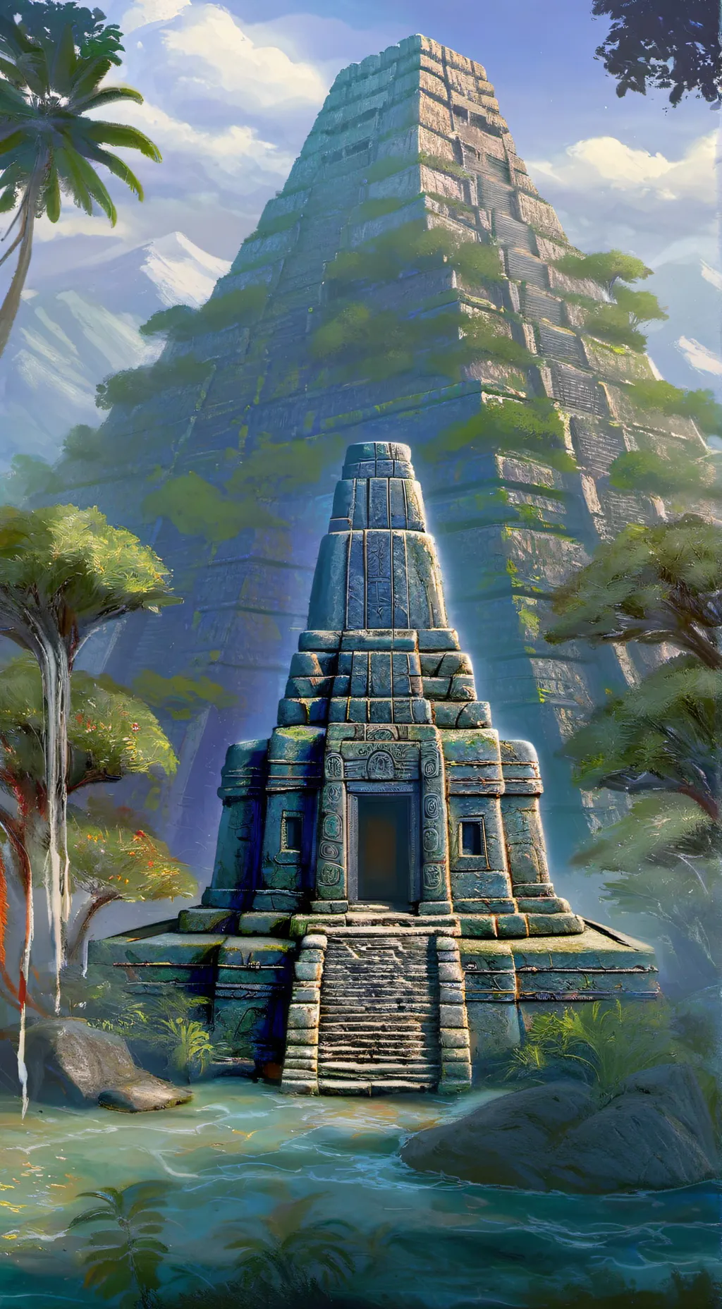 ai character: Peacock S,M,E background