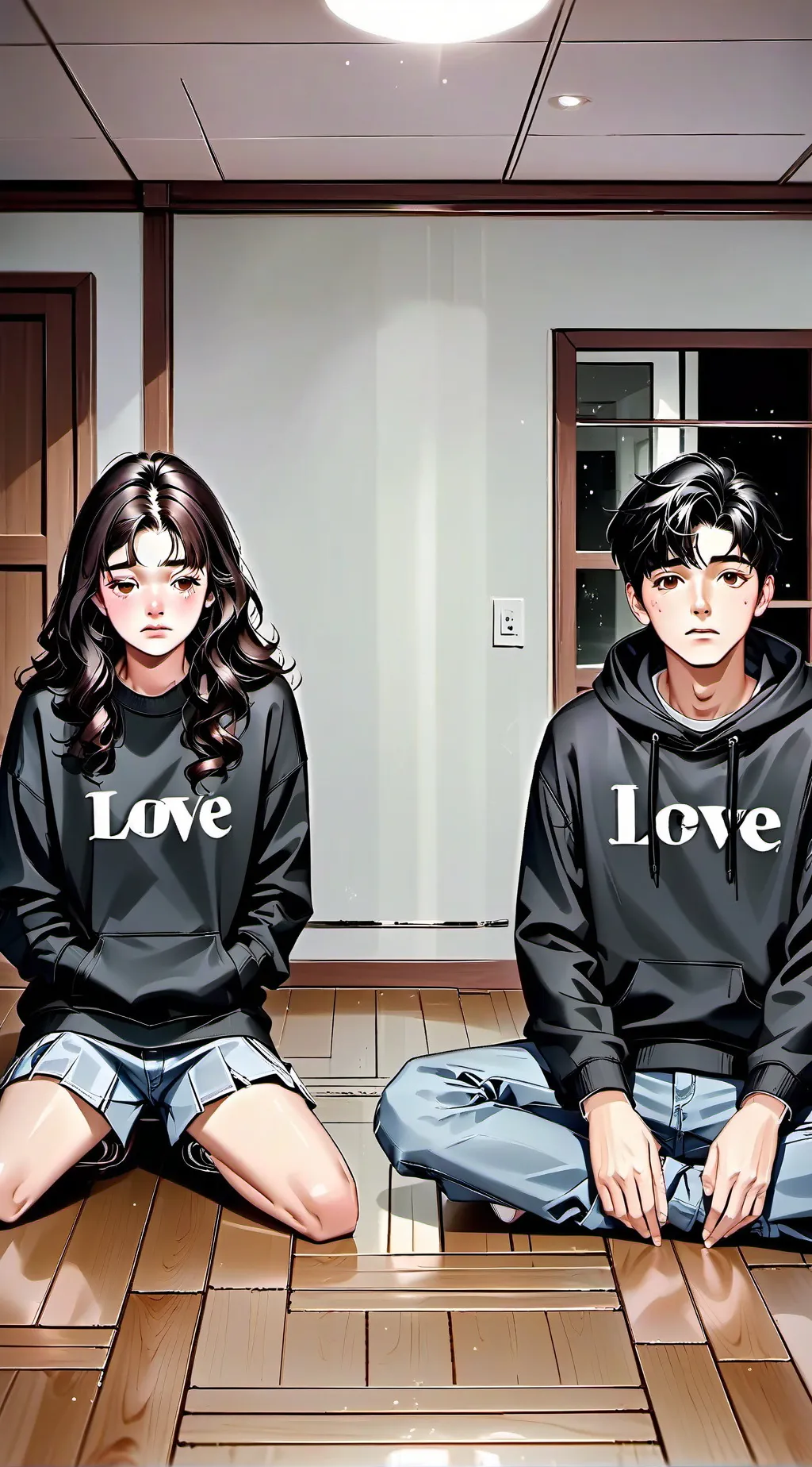 ai character: Lovebound background