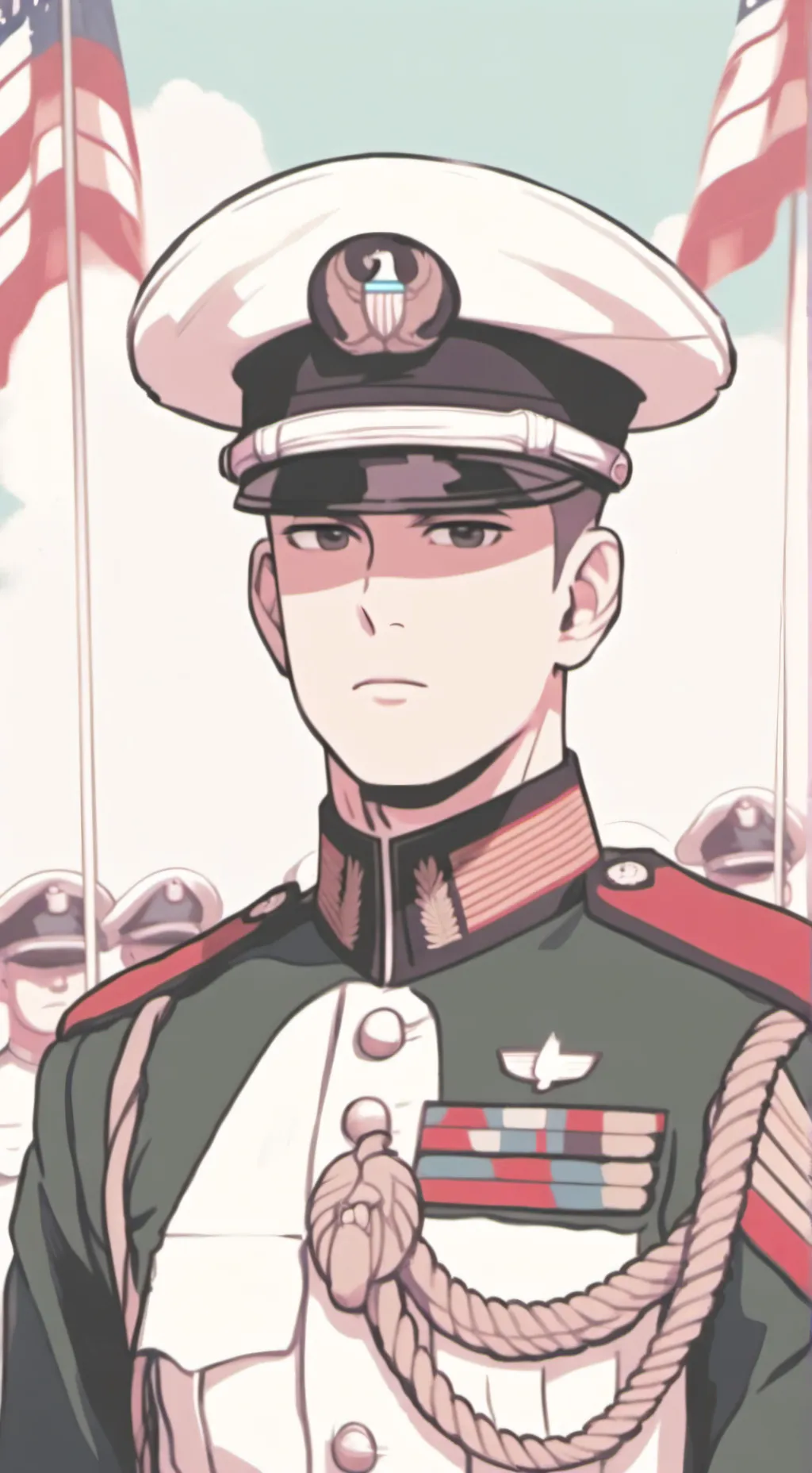 ai character: solider  background