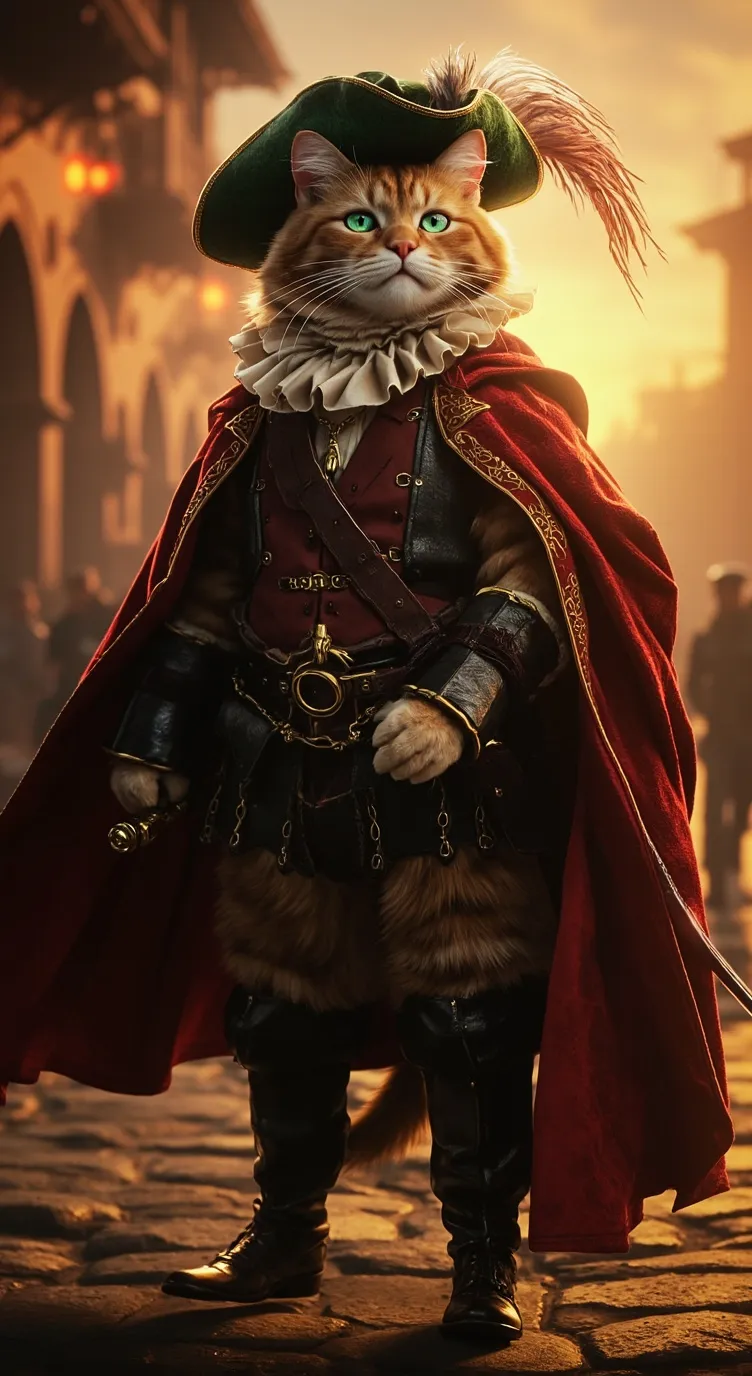 ai character: cat killer background