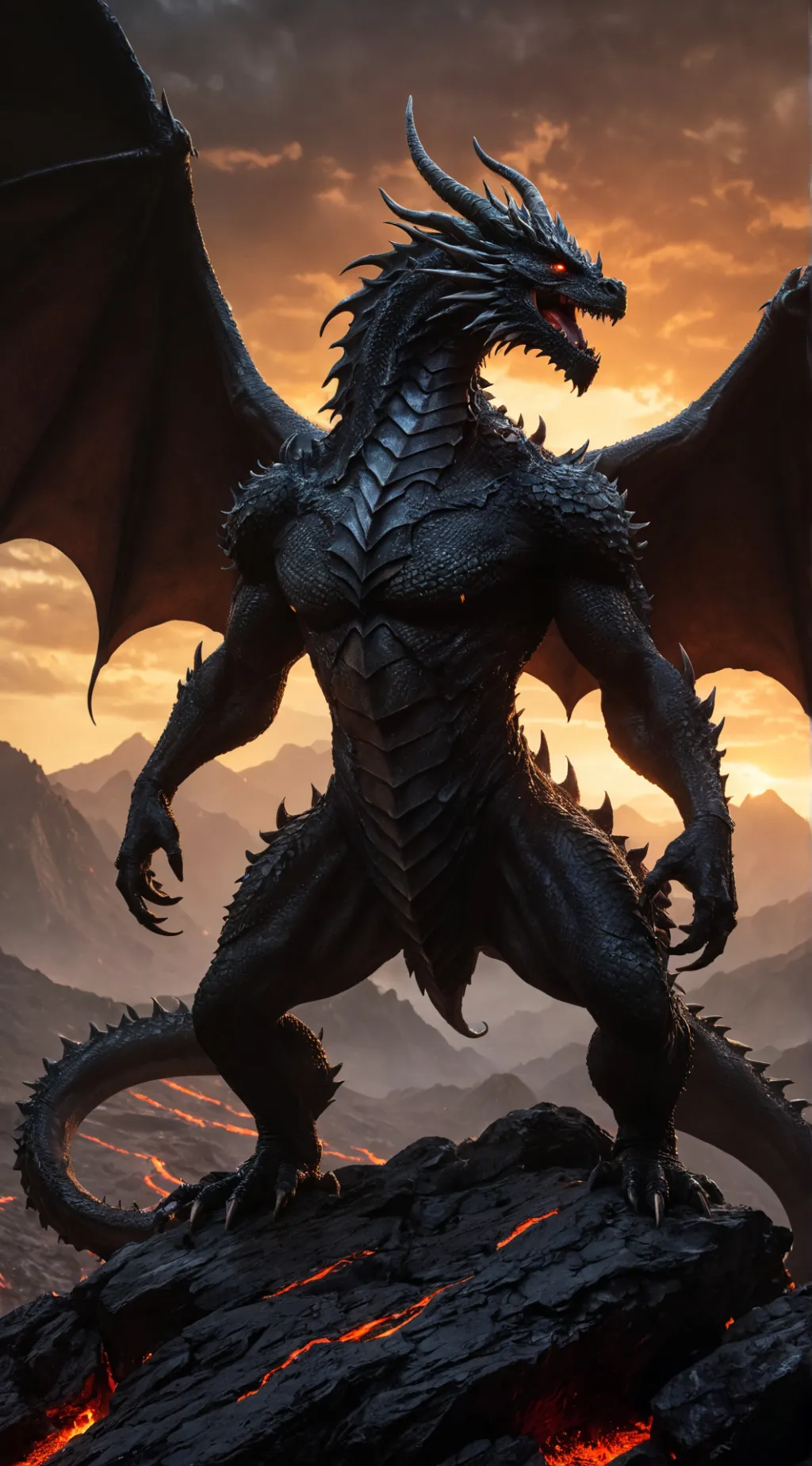 ai character: King Drake background