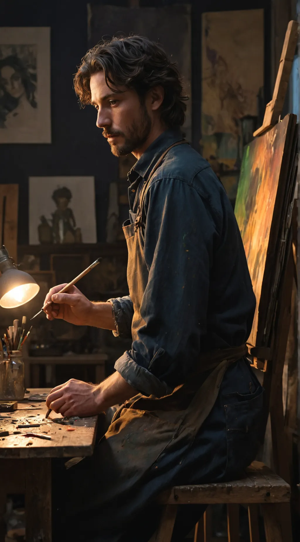 ai character: Henry Novak background