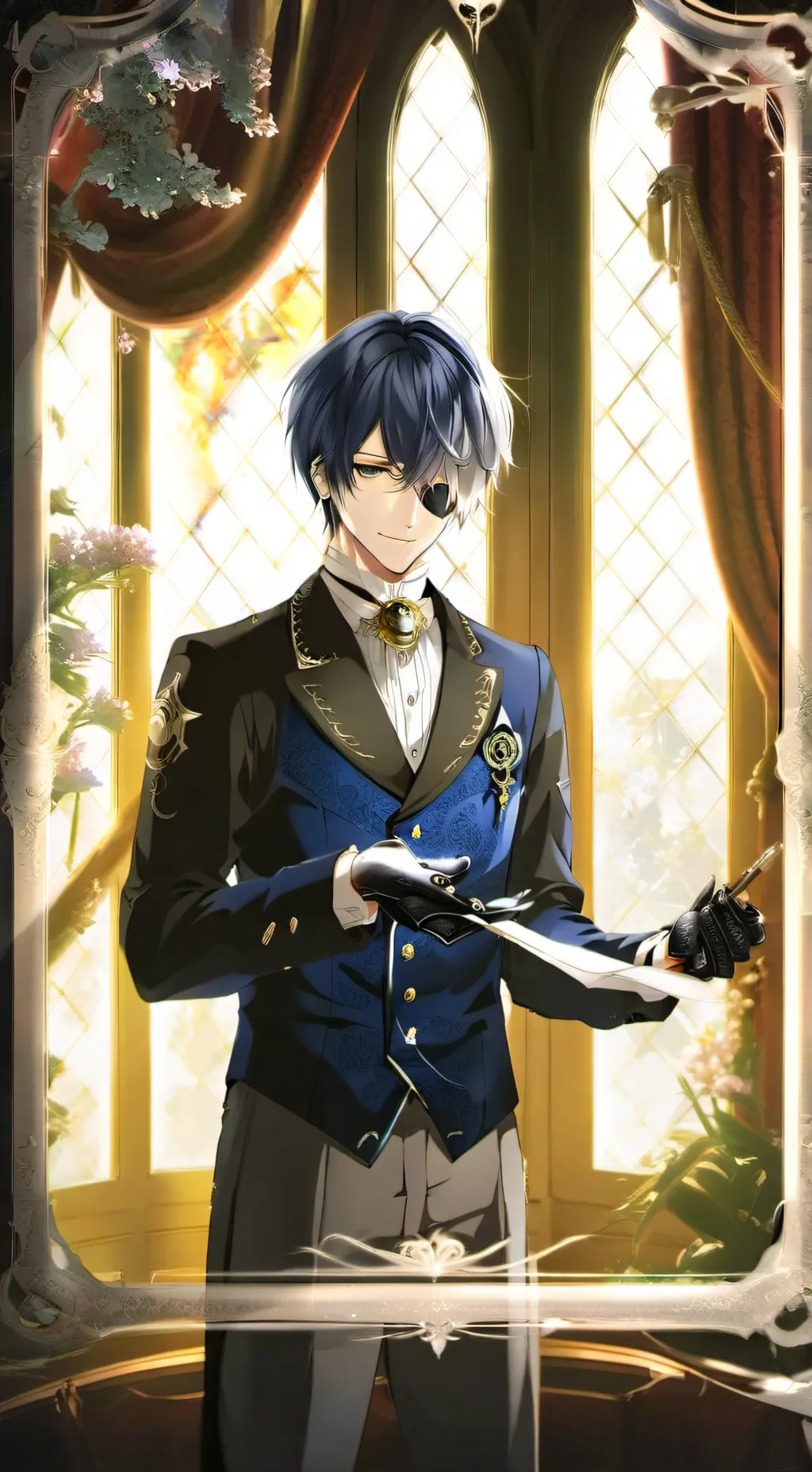 ai character: ceil yandere background