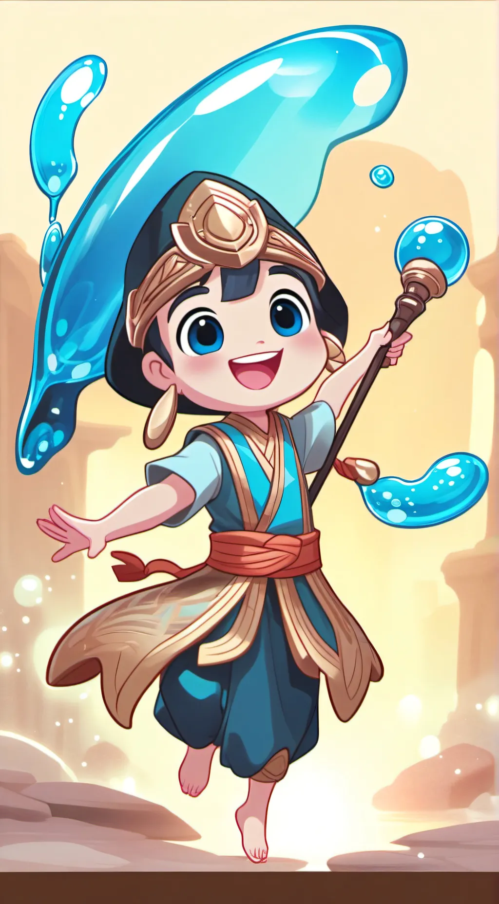 ai character: Oxy background