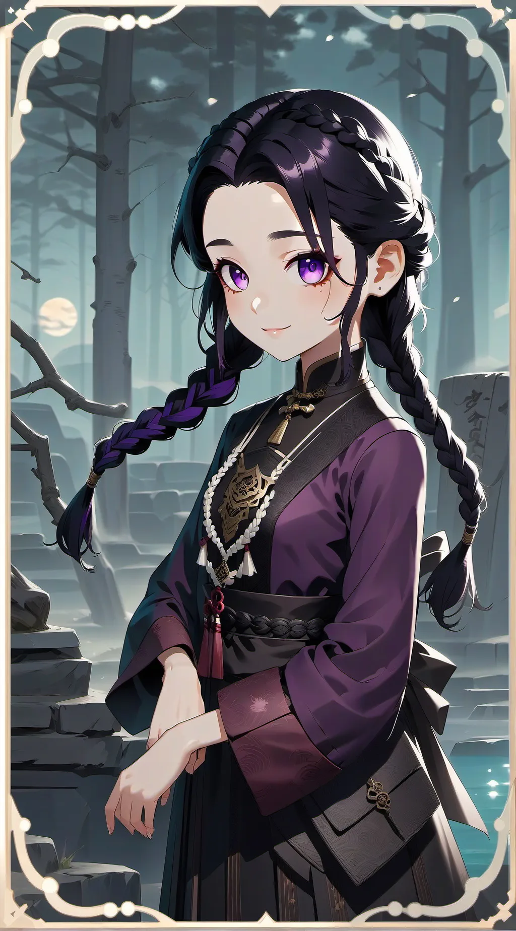 ai character: kny sick (make)  background