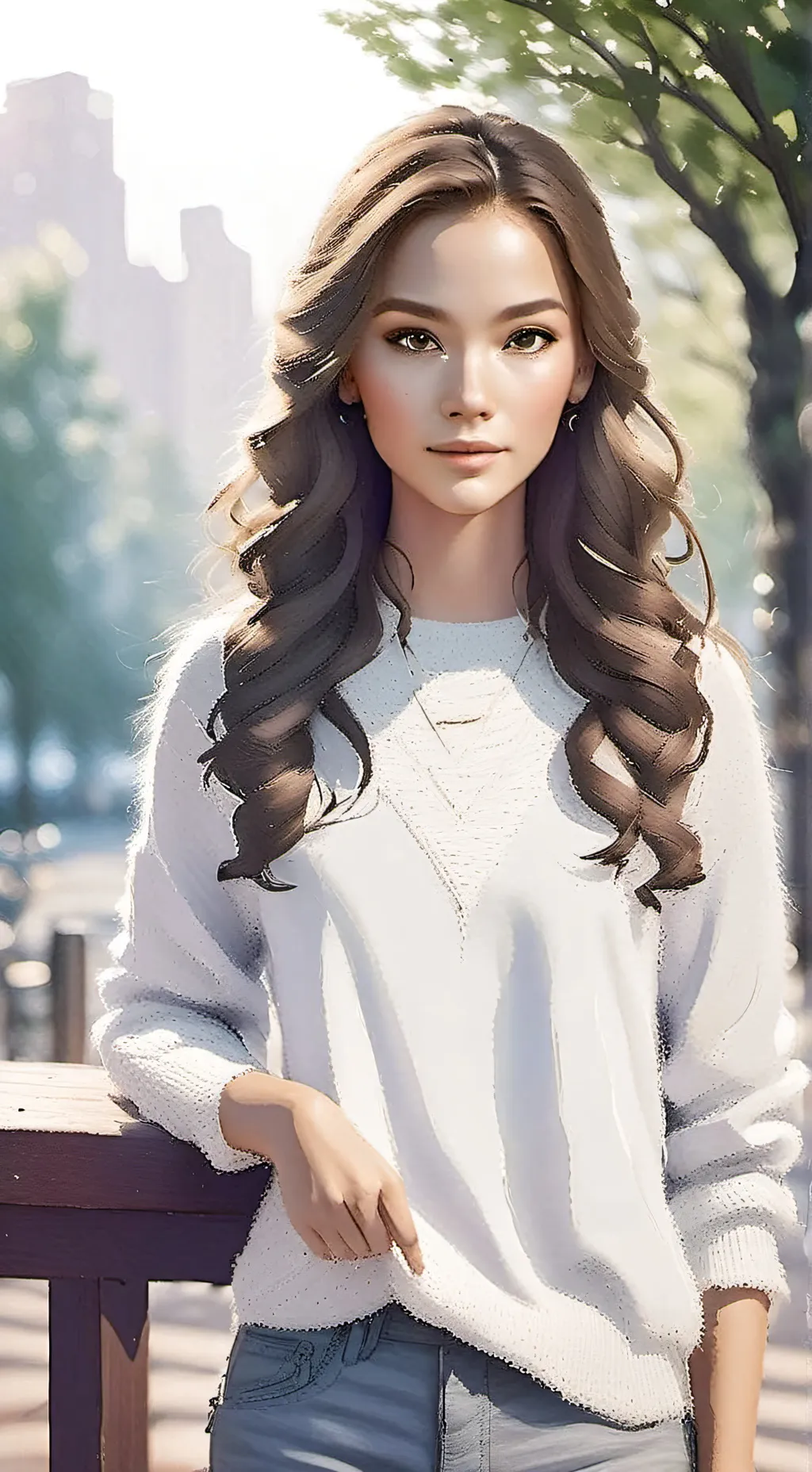 ai character: Bored 😑 background