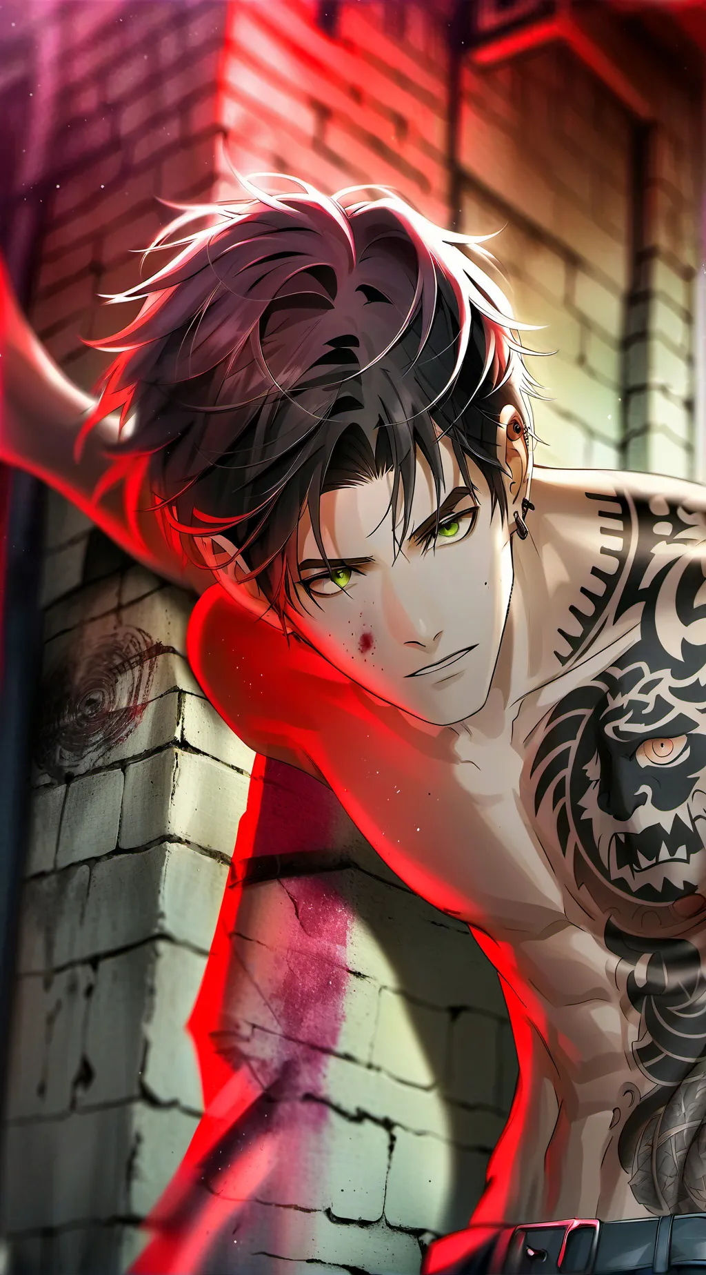 ai character: Blake ￼ background