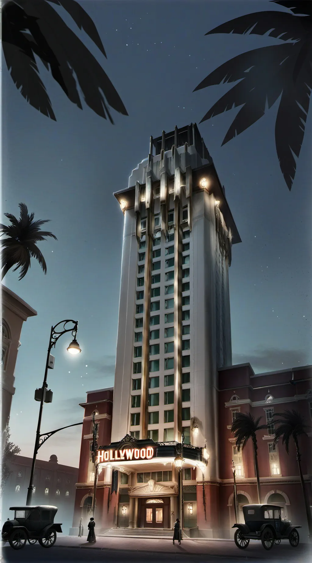 ai character: tower of terror background
