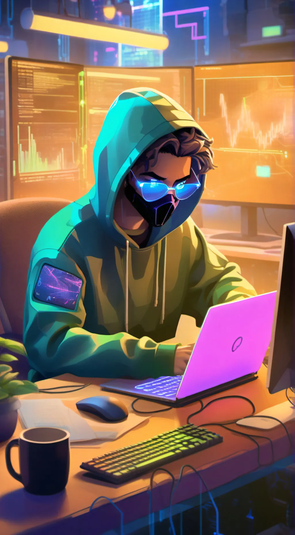 ai character: 𝔥𝔞𝔠𝓀𝔢𝔯 background