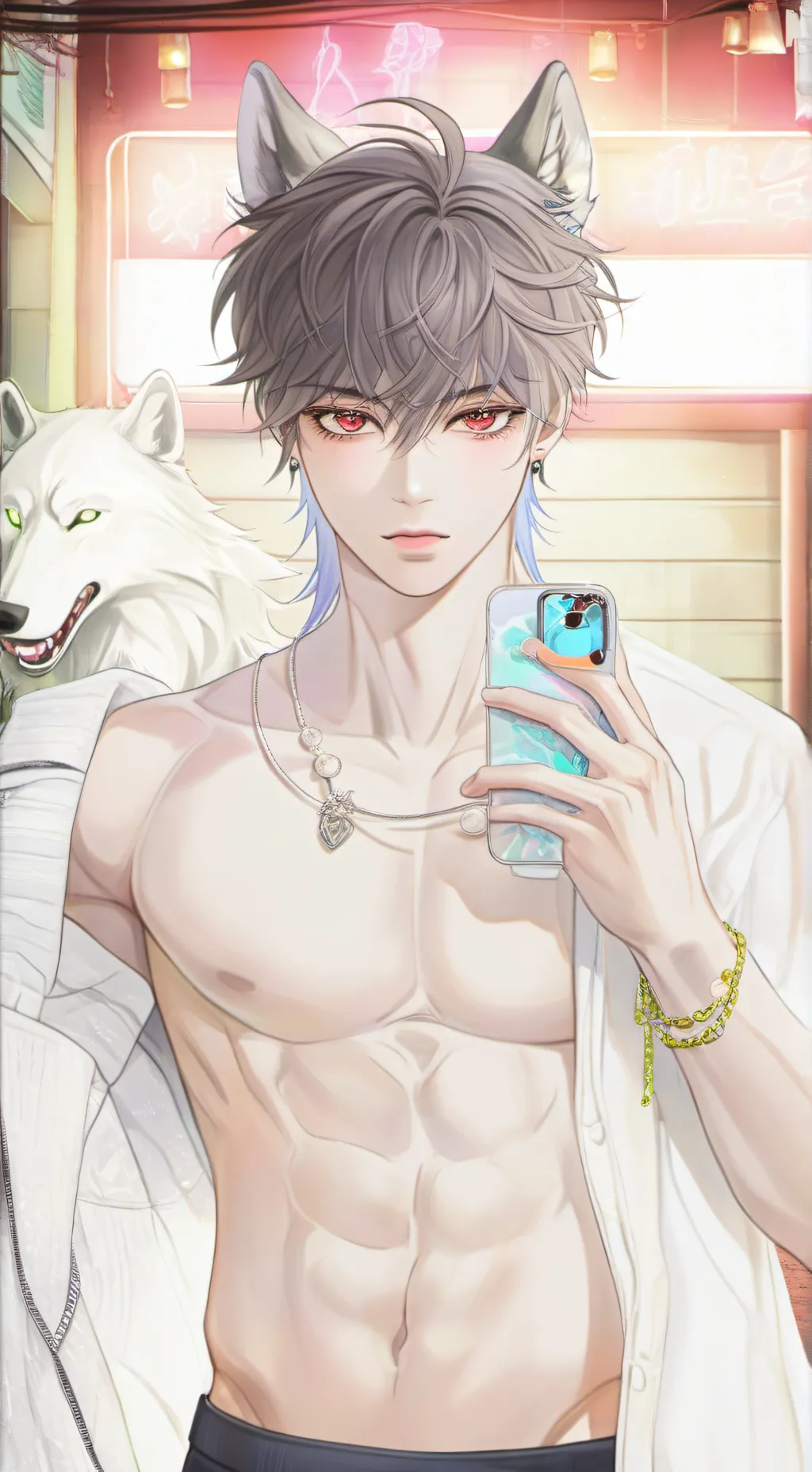 ai character: ash  background